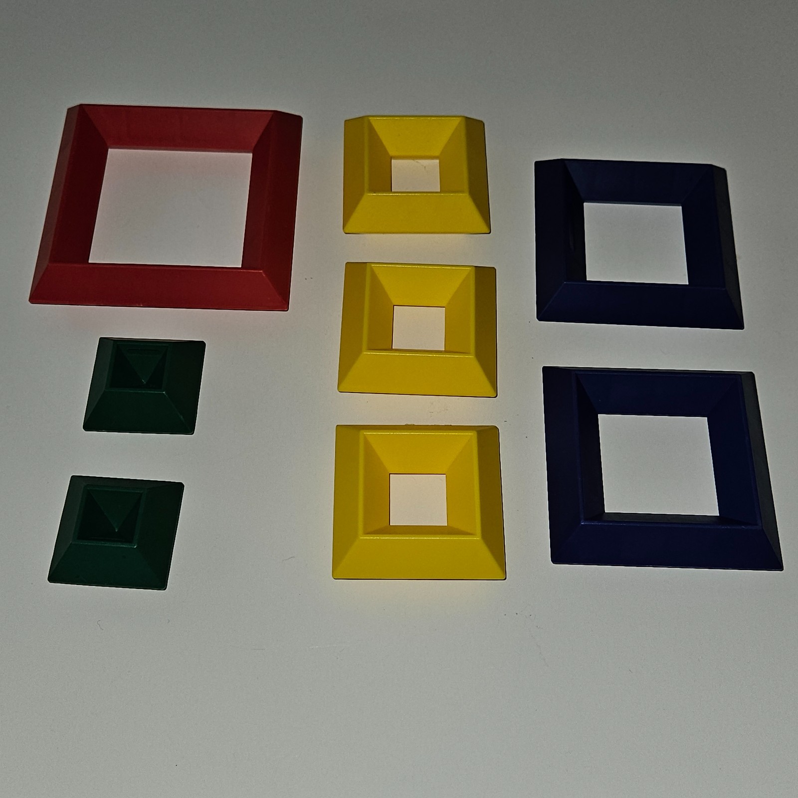8 Wedgits Replacement Pieces STEM Manipulative Blocks Math Red Green Yellow Blue