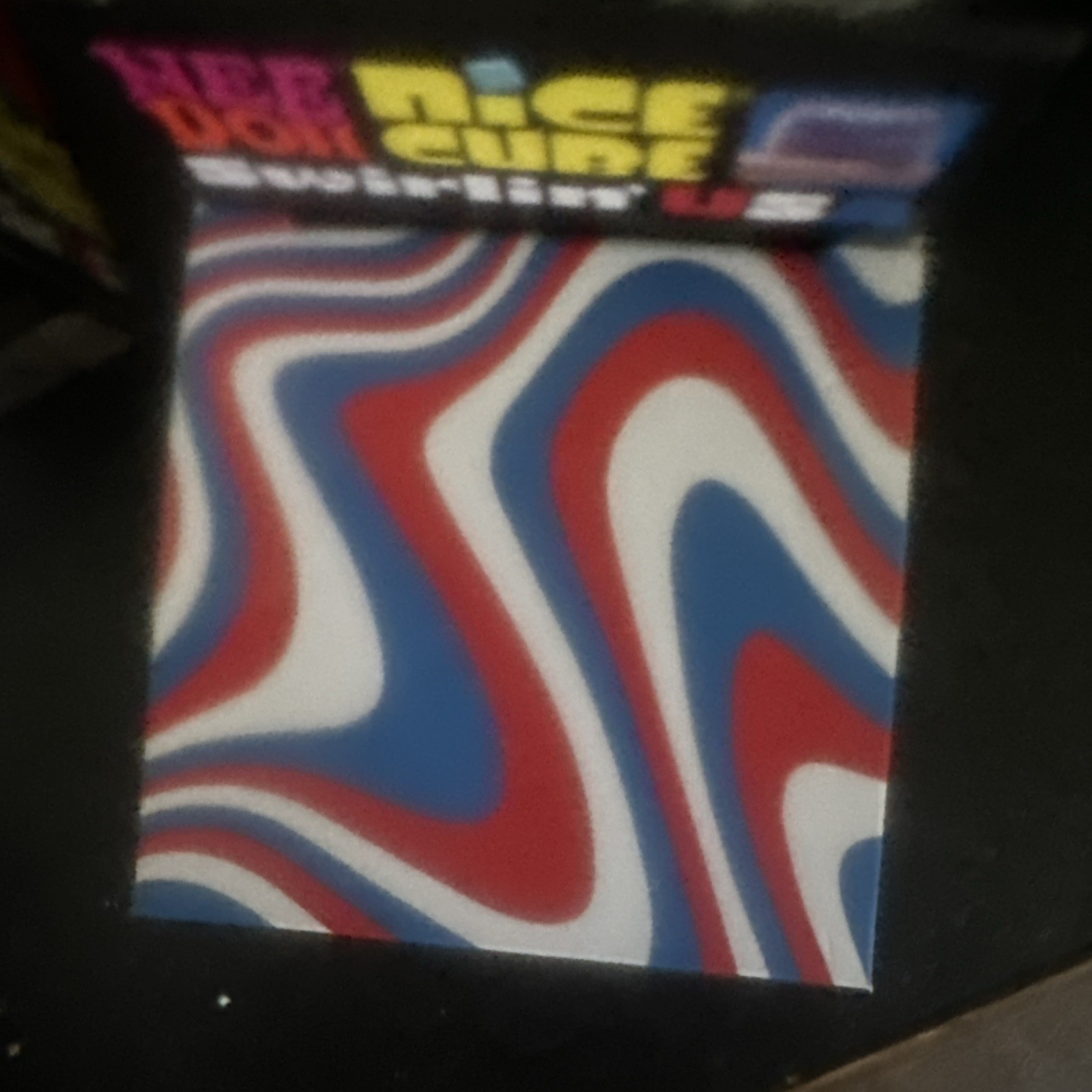 NEEDOH Nice Cube Swirlin’ USA Super Solid Squish New in Box