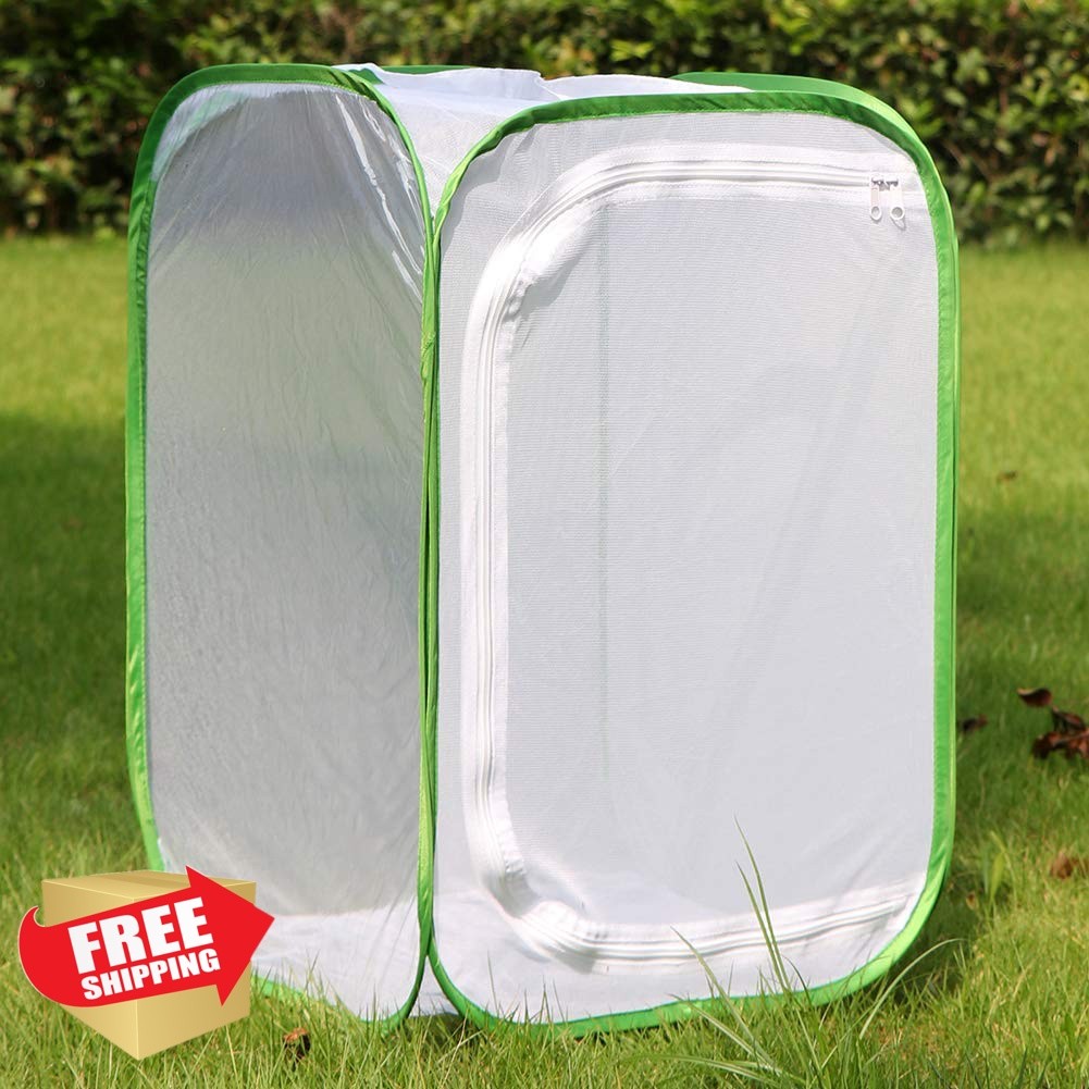 RESTCLOUD Green Butterfly Insect Habitat Cage 15.7×23.6″