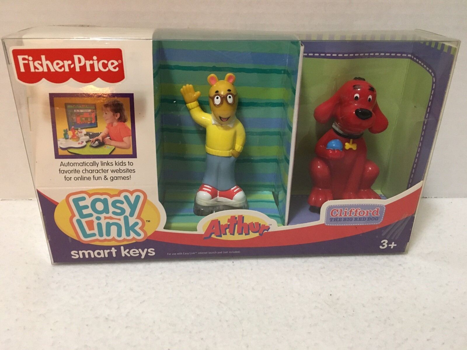 Fisher Price Easy Link Internet Launch Pad Smart Keys, Arthur & Clifford NEW