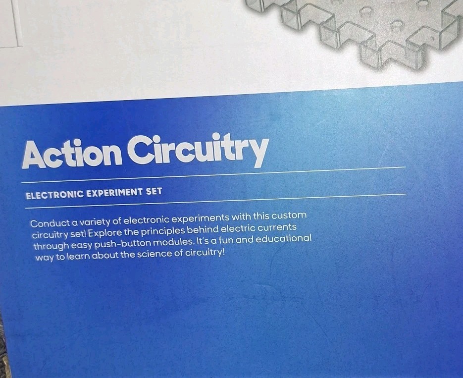 Discovery 6 Action Circuitry Electronic Experiment STEM Set Ages 8+ NIB 2024