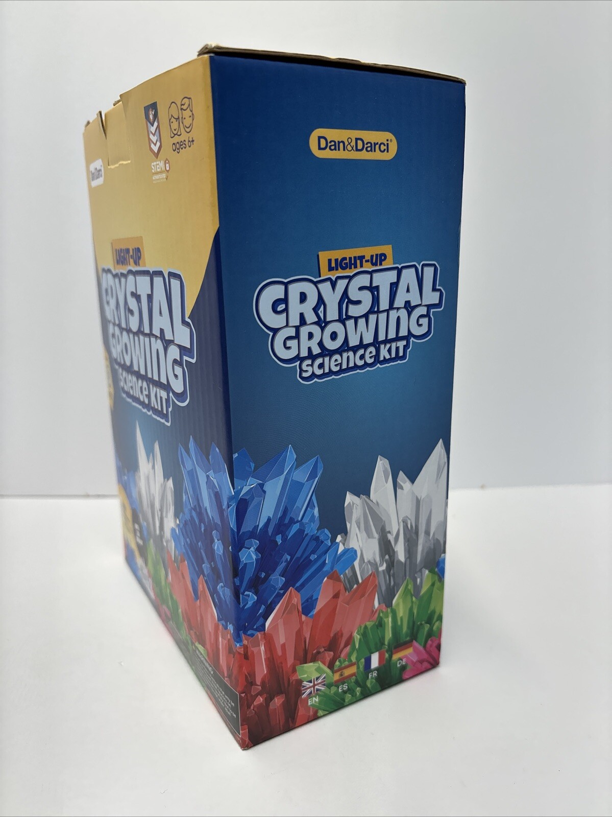 Dan&Darci Light up Crystal Growing Science Kit W/LED Display USB Powered