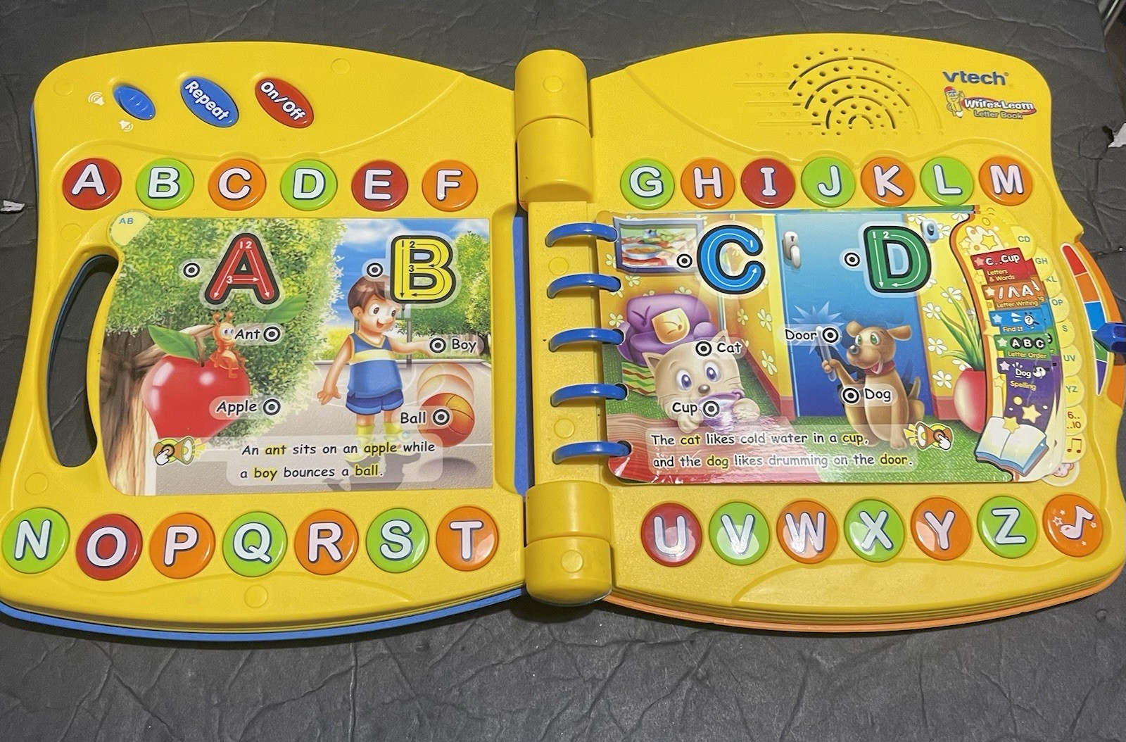 Vtech Write & Learn Letter Book Interactive Educational Toy (Tested and Working)