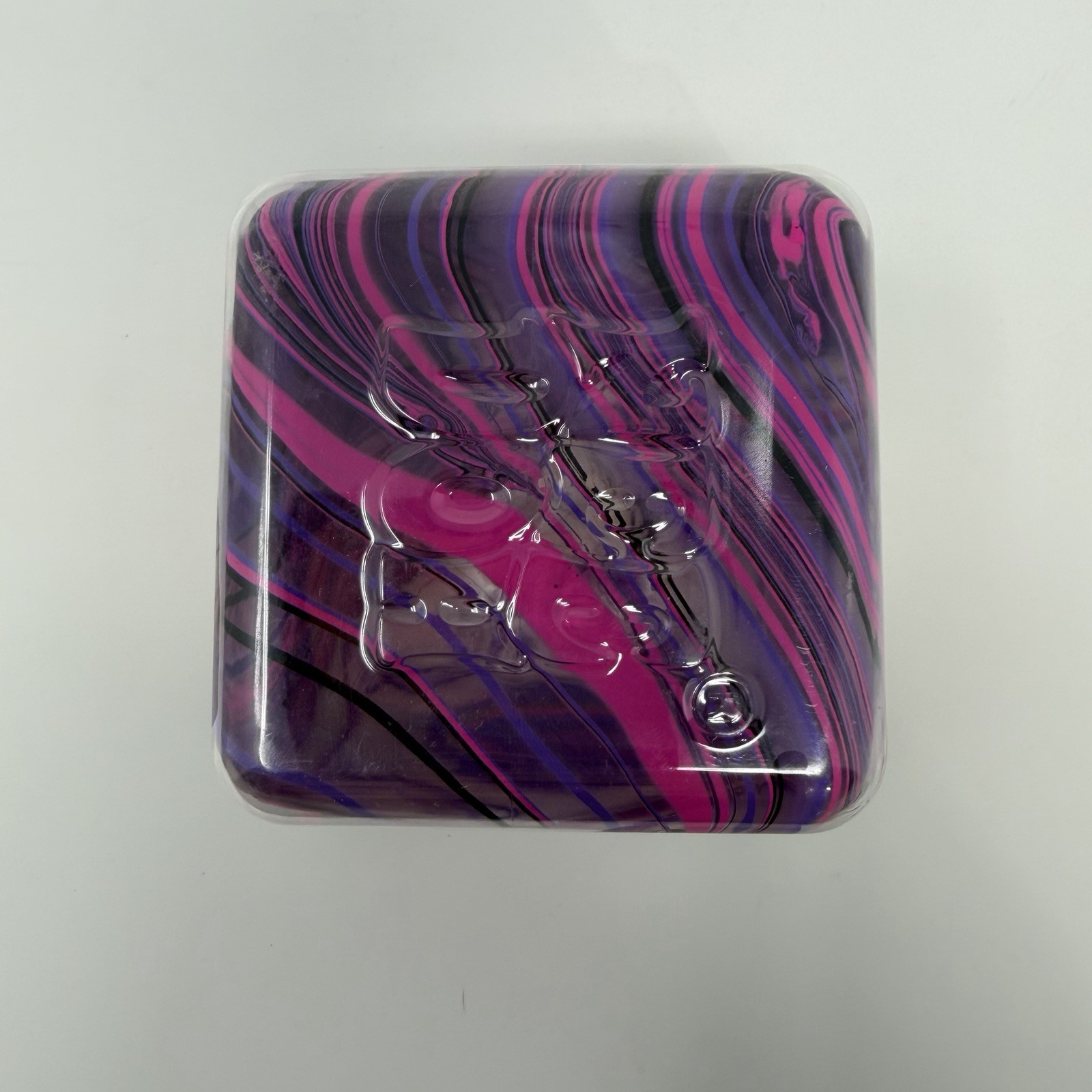 NeeDoh Nice Berg Swirl XL Giant Squishy Swirl Cube Pink Purple Black New