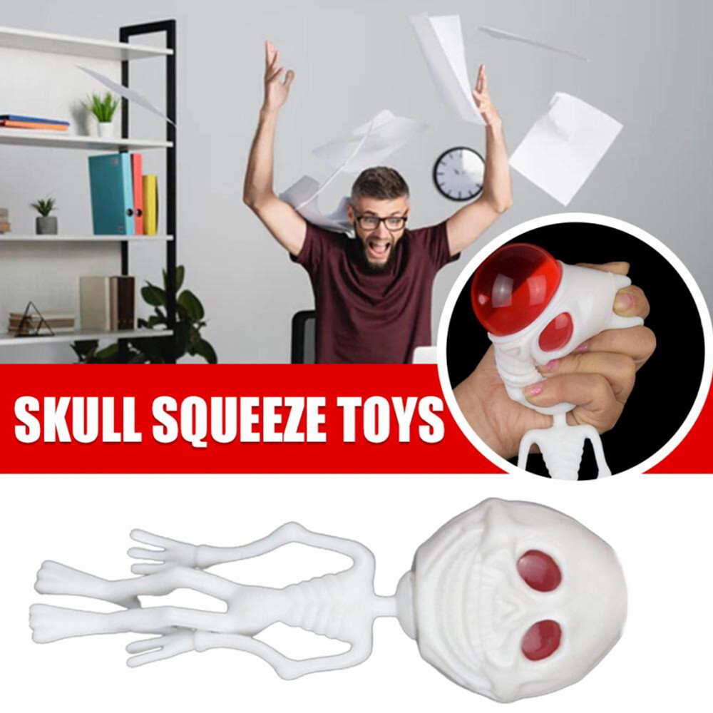 Skull Monsters Gothic Fidget Toy, Push Bubble Sensory Stress Relief Kids Gifts