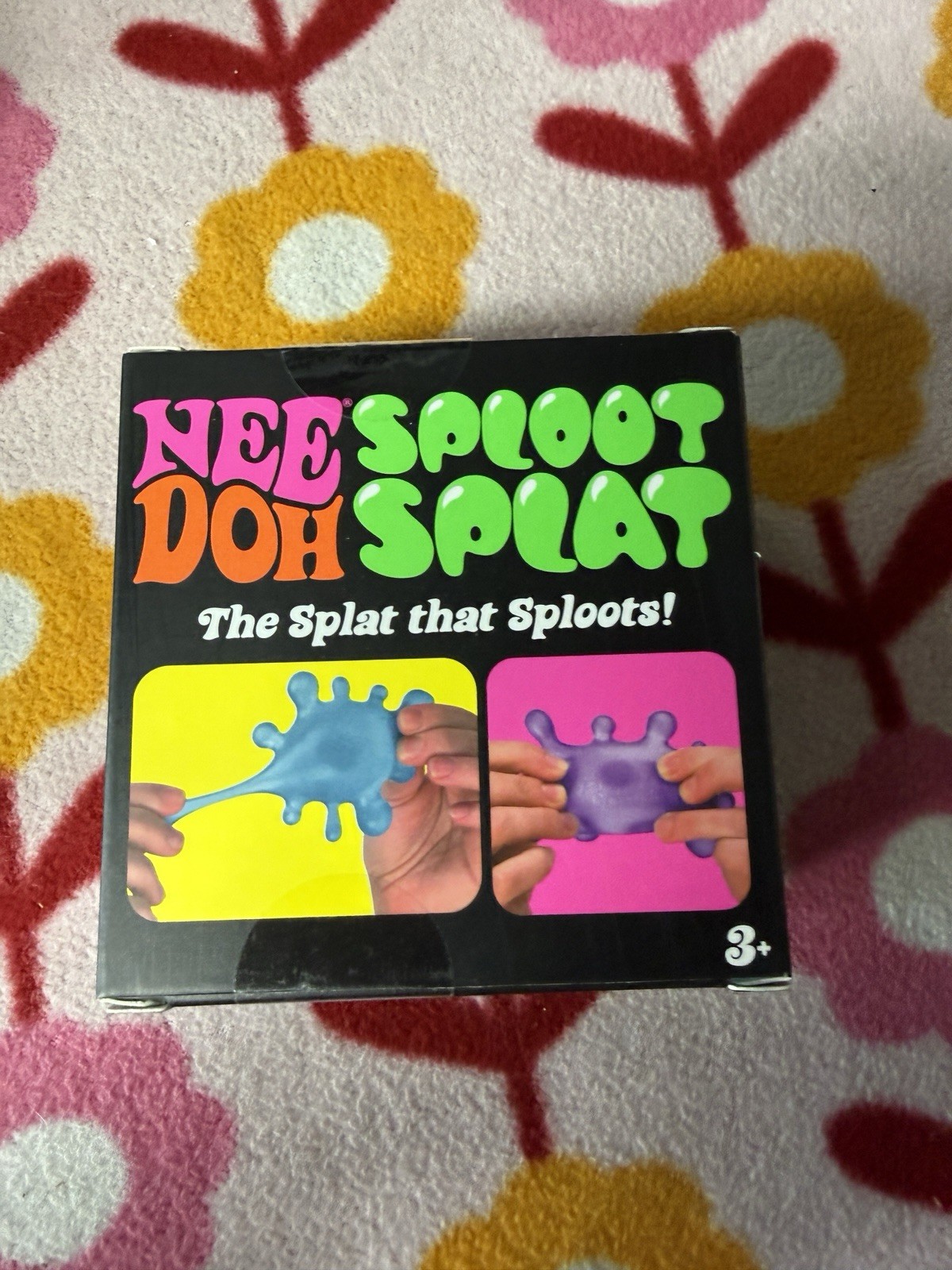 Blue NeeDoh 💙 SPLOOT SPLAT Nee Doh Splatter Fidget Squishy 🚚Free Delivery