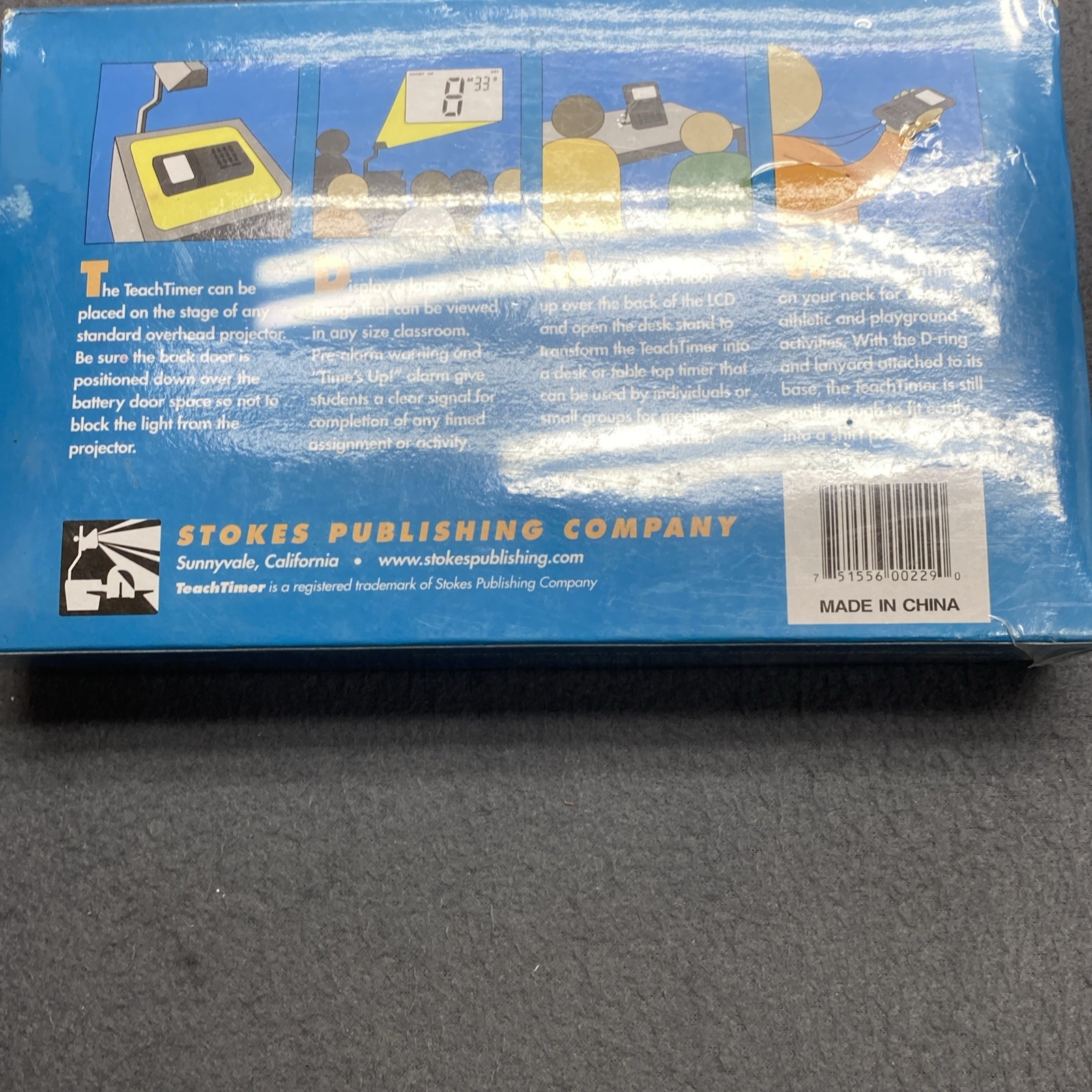 Teach Timer 229 Overhead Classroom Clock Timer New Sealed