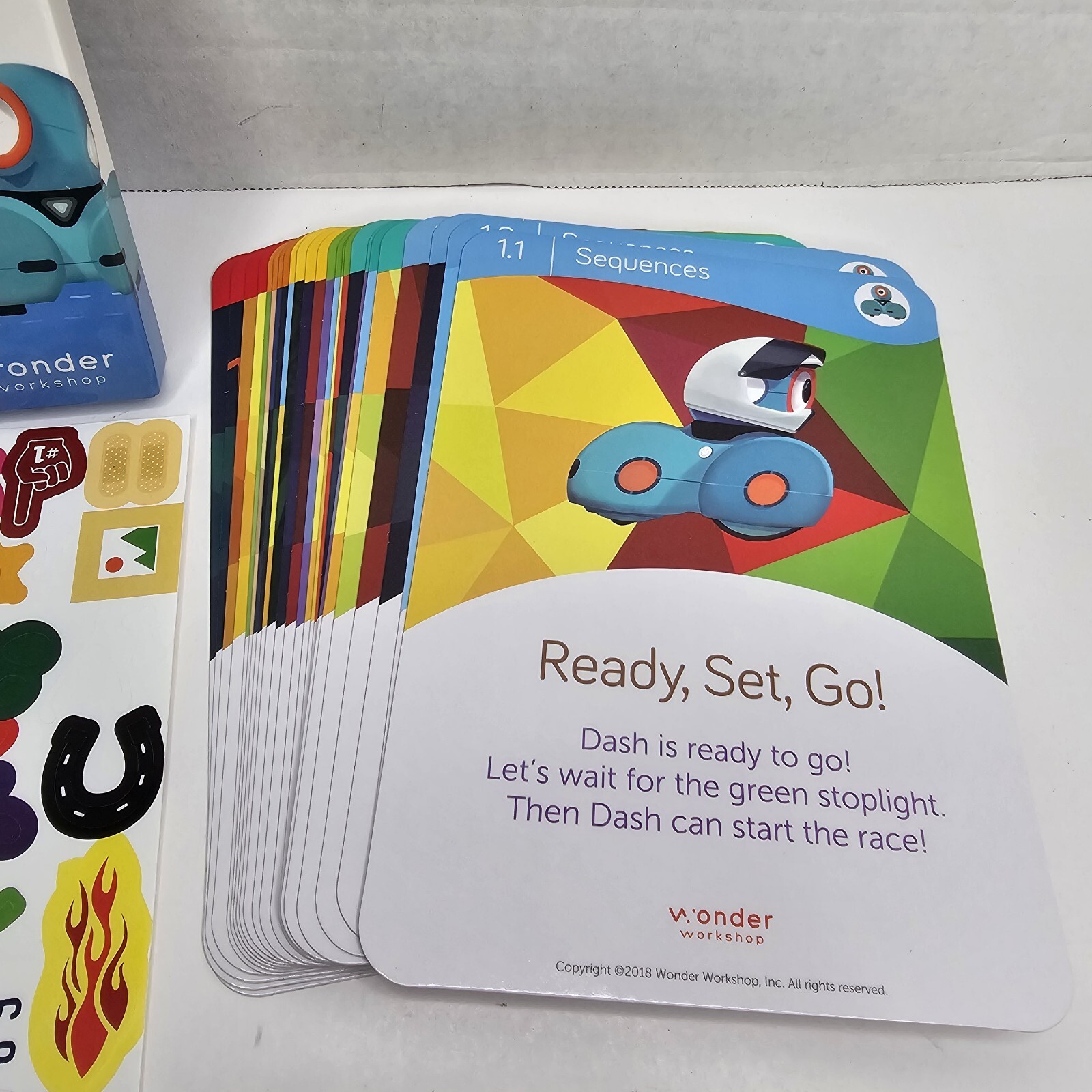 Wonder Workshop Dash Challenge Cards Set Robot Accessory