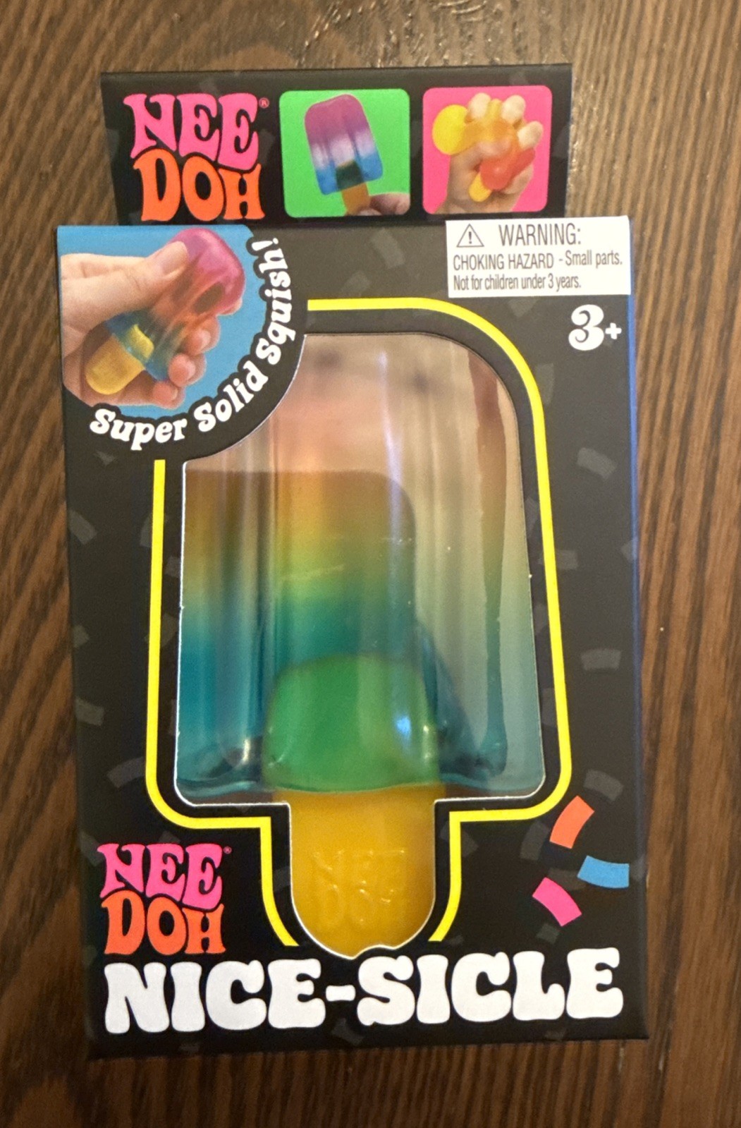 Nee Doh Nice-Sicle Popsicle Blue/Pink/Yellow Multicolor