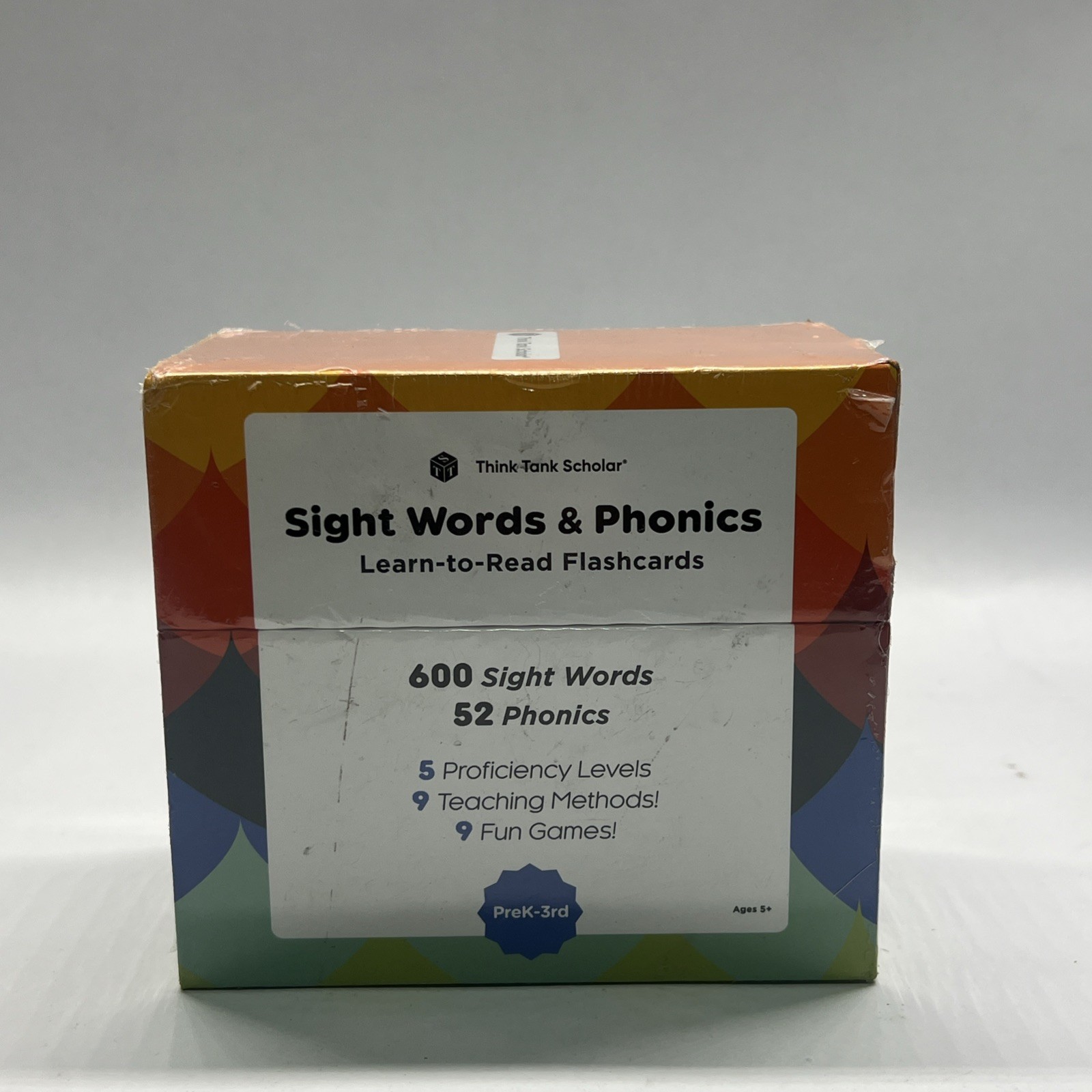 Pre K Thru 3rd Cards Sight Words And Phonics Think Tank Scholar NEW