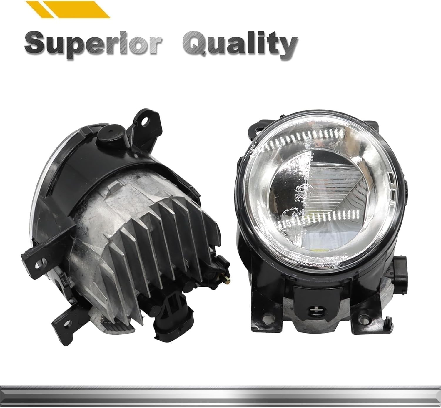 Front Fog Lights Pair for Infiniti Q50 Q60 QX50 QX60 QX80 2014-2018 Driver Passe