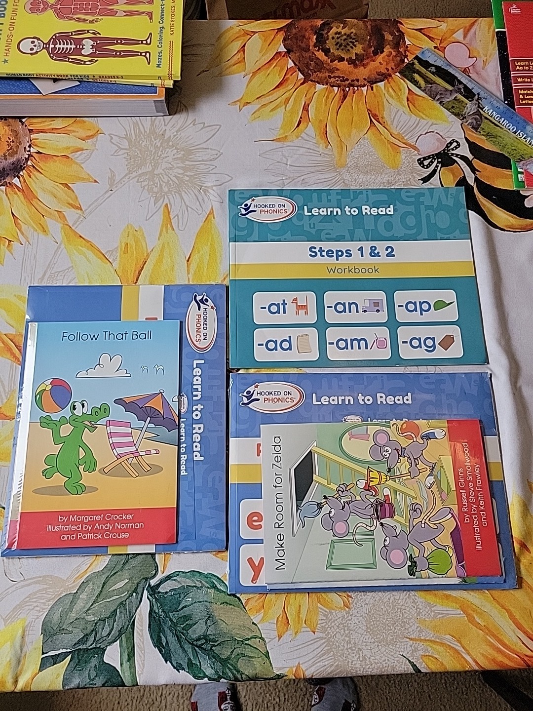 Hooked On Phonics Level 1 & 2 Learn To Read Includes Workbook Brand New Sealed