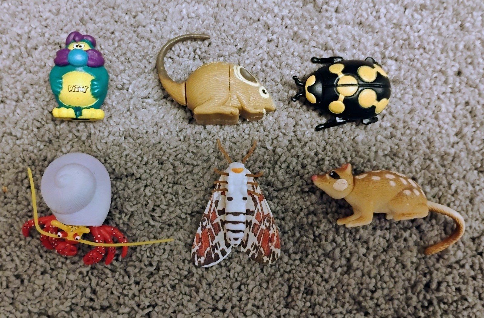 Y2K Yowie Dittie Animal And Toy Lot Australia Small Toy