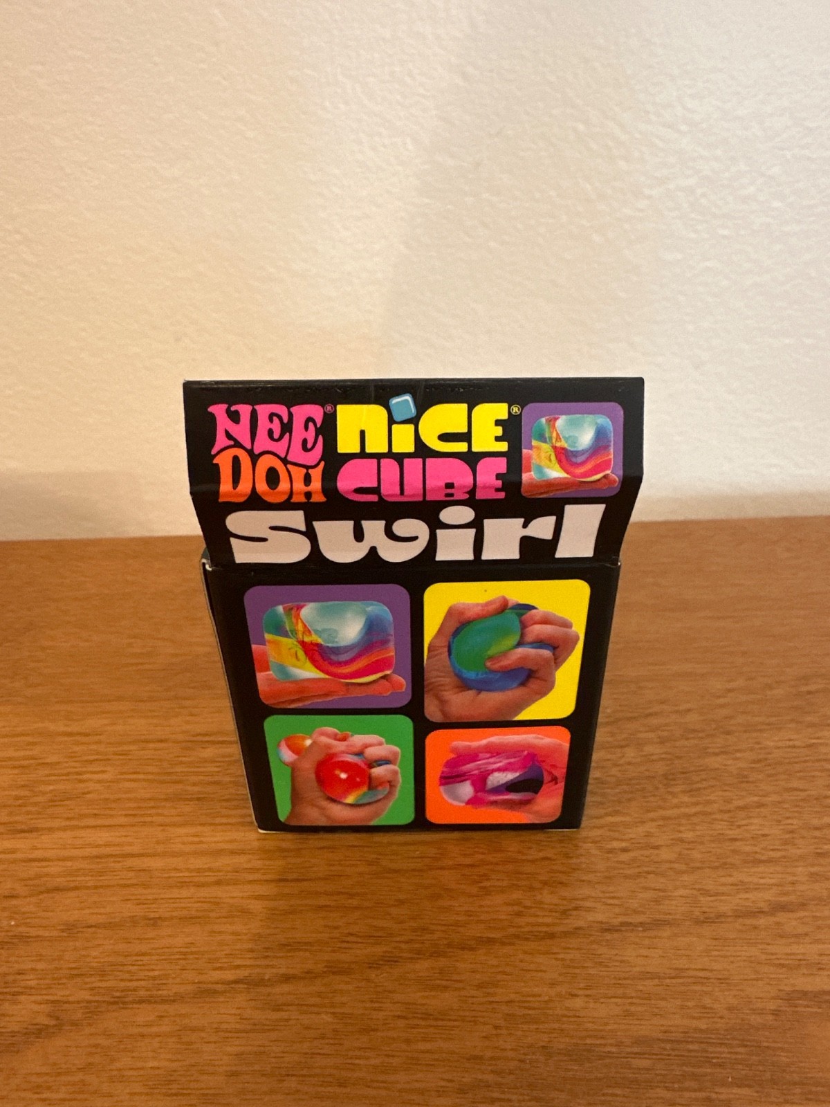 NeeDoh Nice Cube Swirl – Blue/Purple/Pink