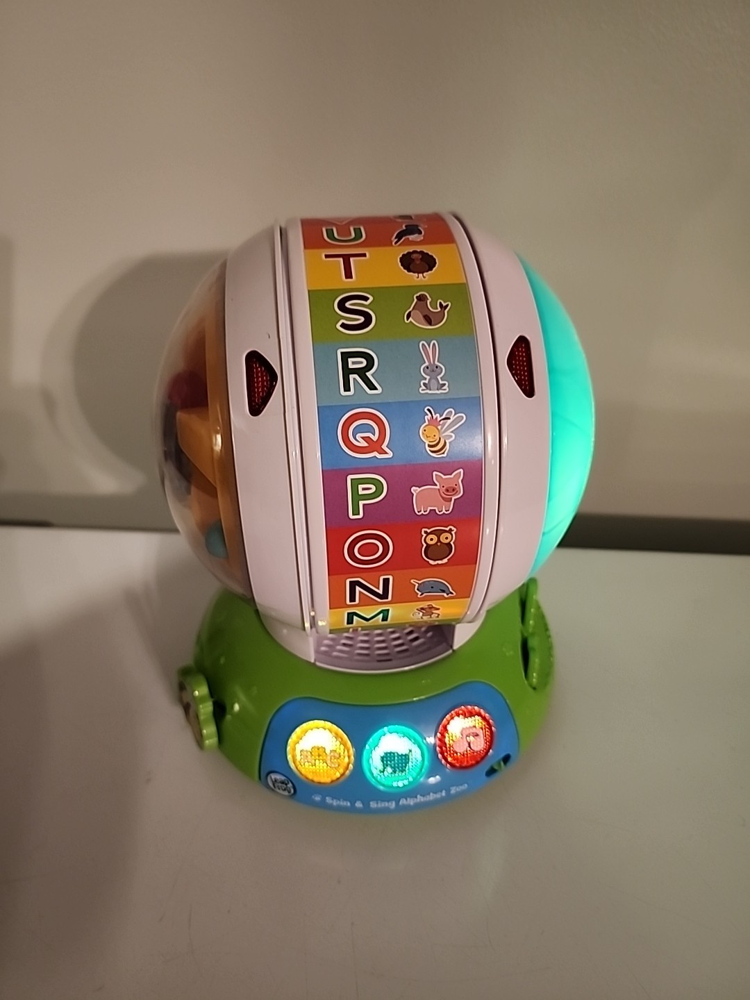 Leapfrog Spin And Sing Alphabet Zoo For Ages 6 Months To 36 Months Blue
