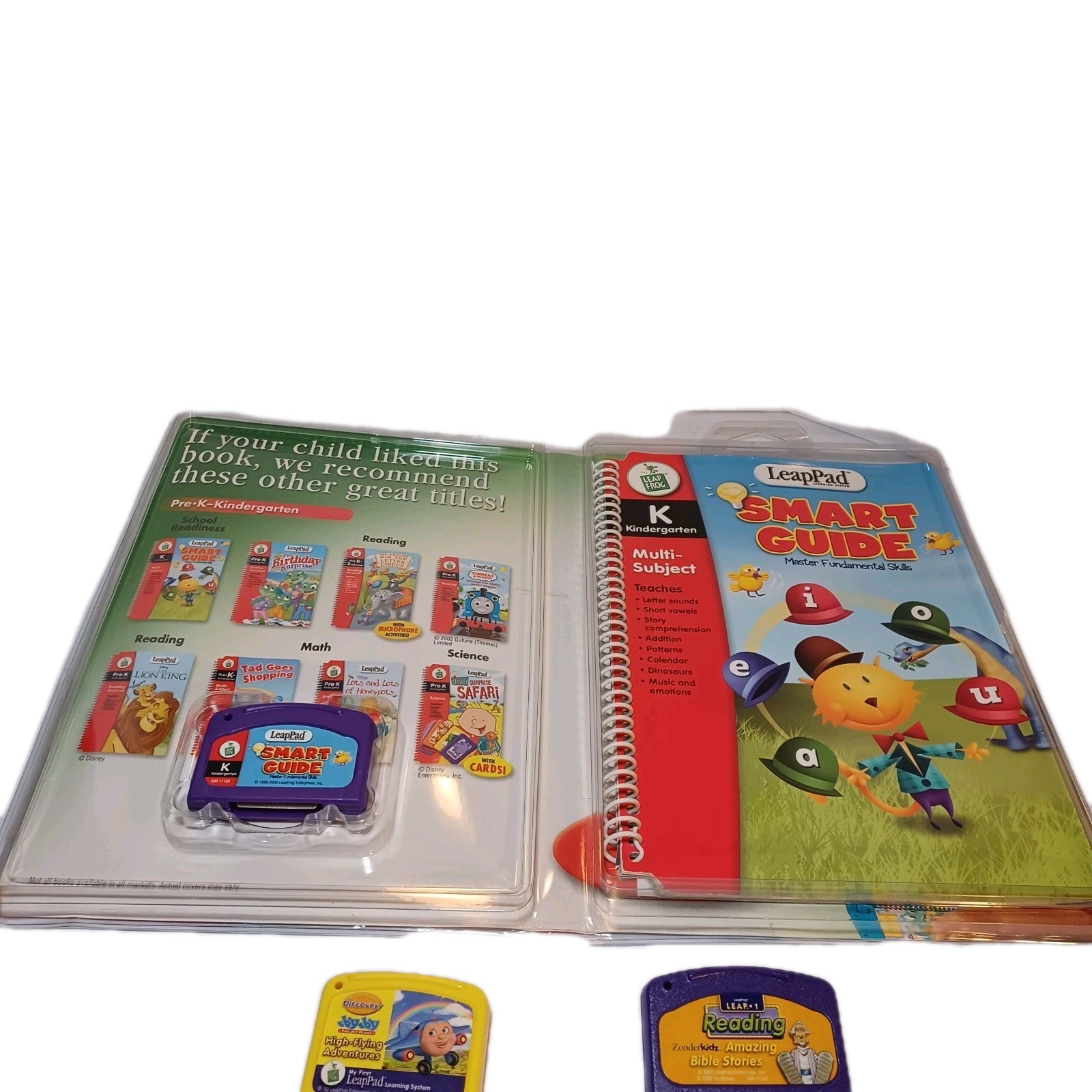 Leap Frog Leap Pad 1 Books and Cartridges Different Versions Not Perfect See Pic