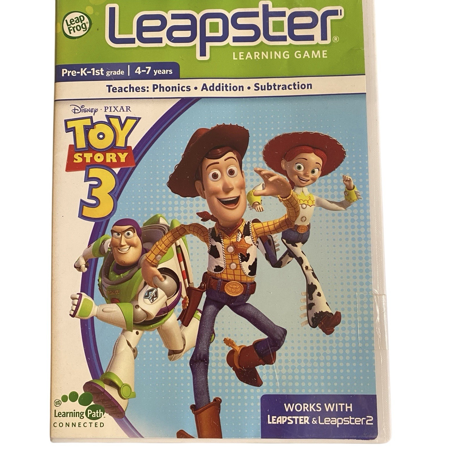 Lot Of 5 LeapFrog Leapster/Leapster 2 Learning Game Cartridges w/Cases & Manuals