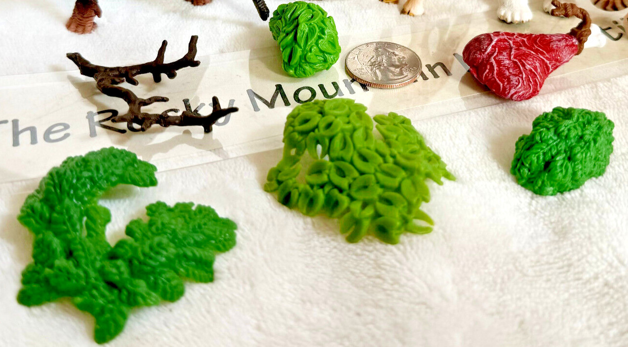 Schleich Lot of 5 ZOO WILDLIFE ANIMAL FOOD New Custom Bundle USA SELLER