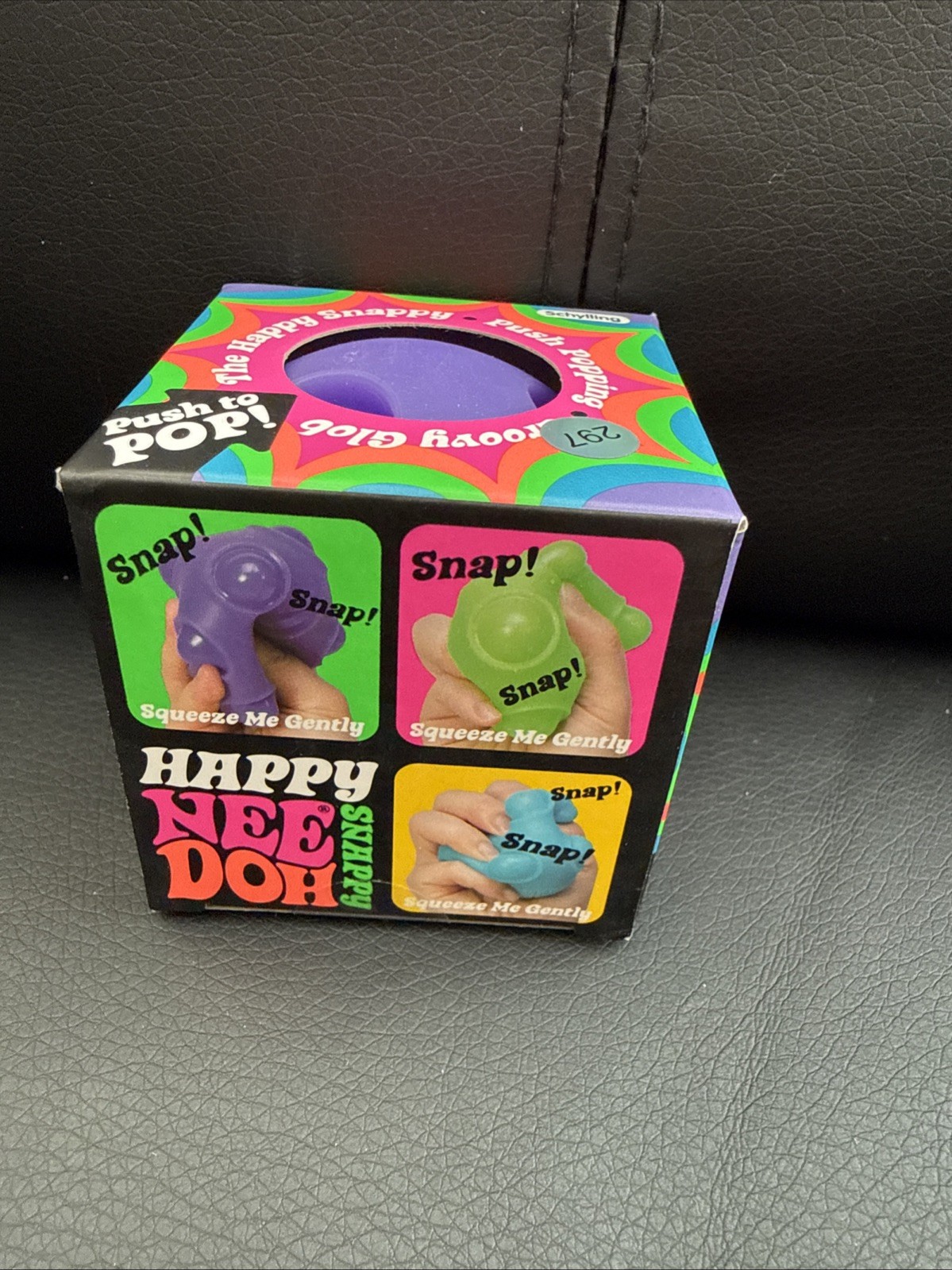 RARE PURPLE Happy Snappy Push Popping Groovy Glob Air Authentic New In Box