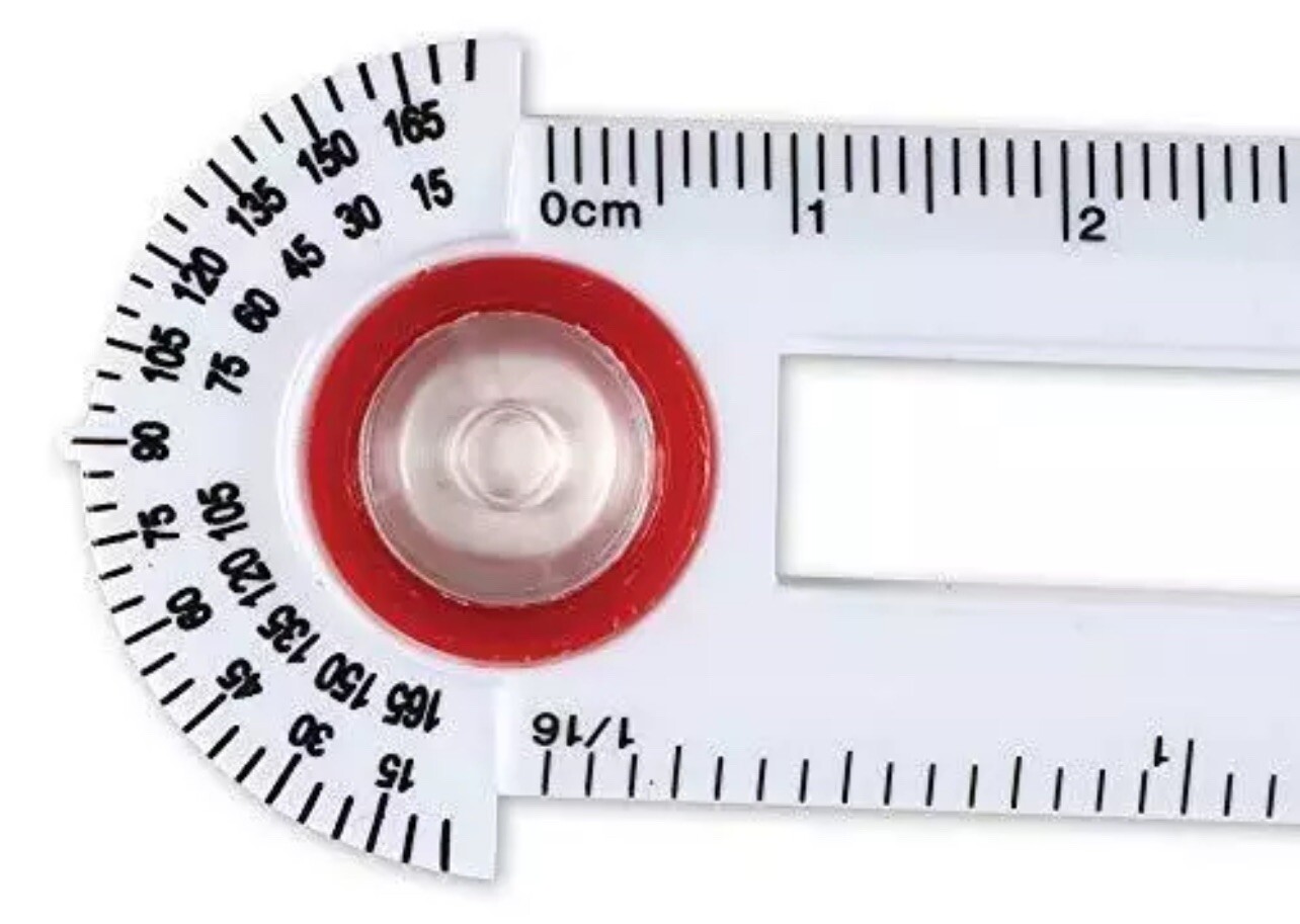 Learning Resources SAFE-T Bullseye Compass, Ruler, Protractor, Early Geometry