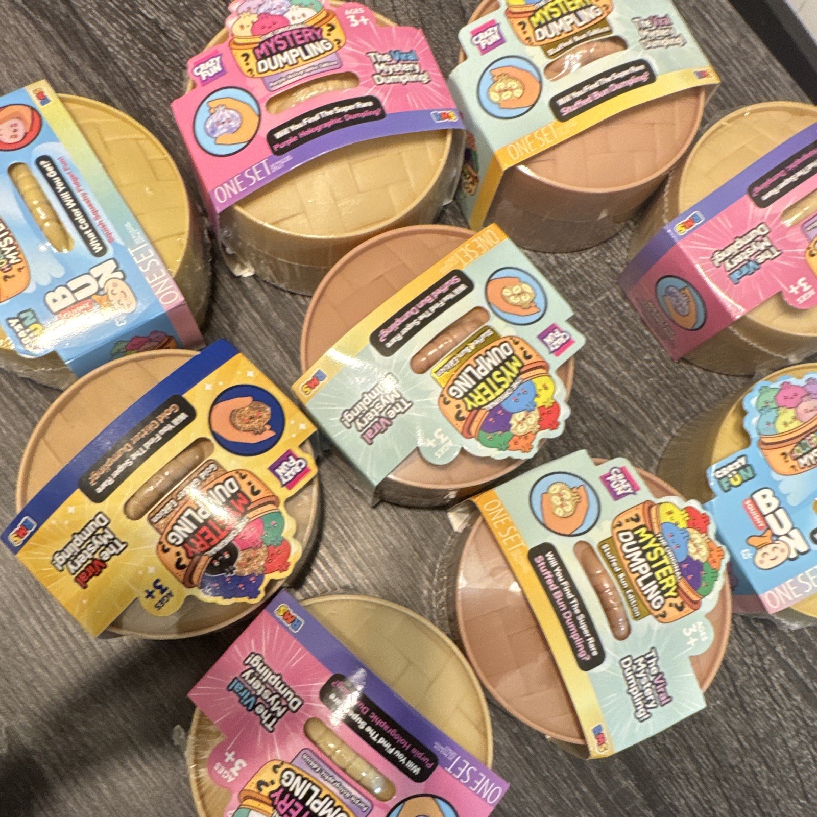 Crazy Fun Mystery Dumpling Tactile Sensory Toy Set Assorted Styles Ages 3+