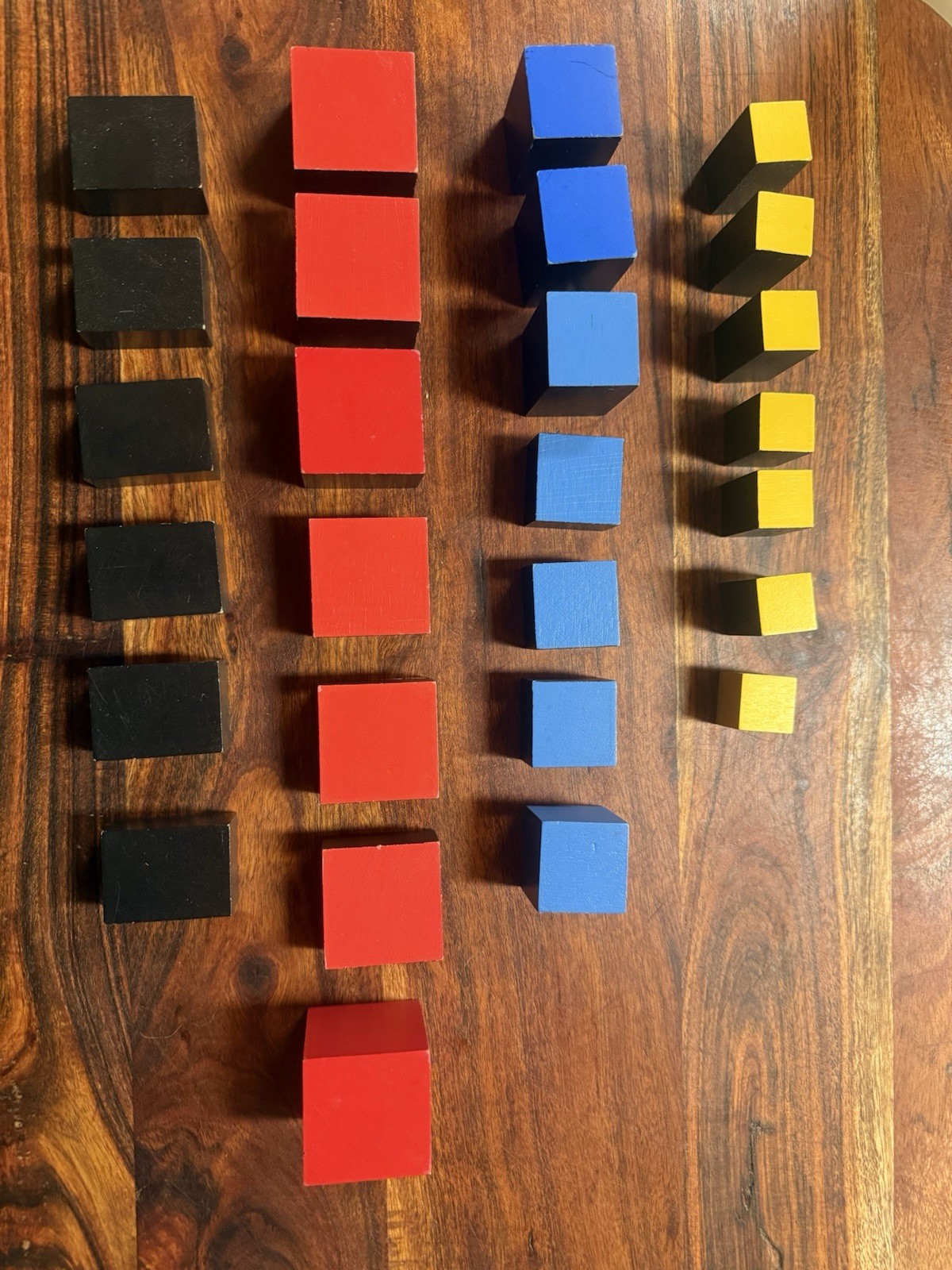 Montessori Trinomial & Binomial Cube Set sensorial hands-on algebra exploration