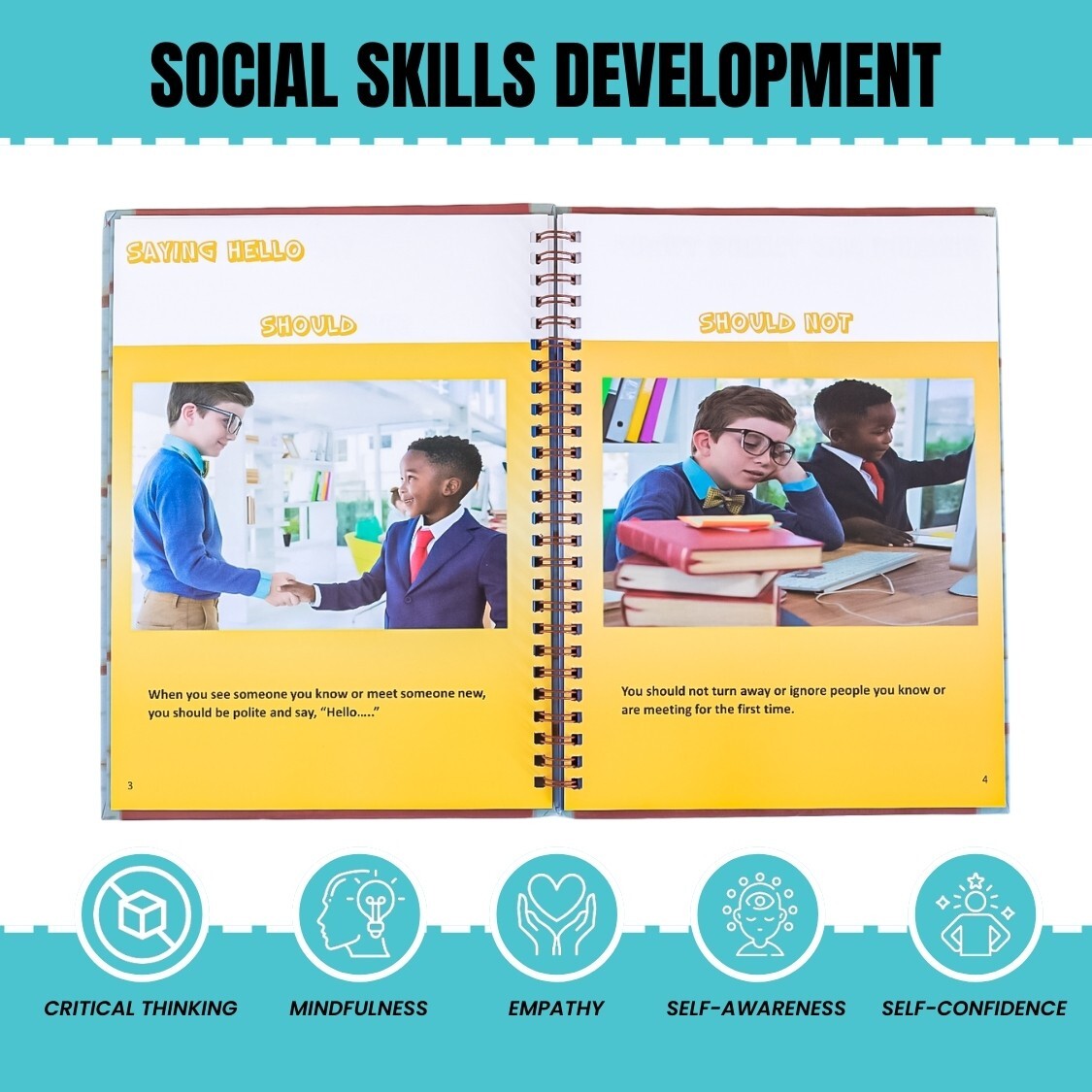 Social Skills Book: Boost Social & Communication Skills; Autism; ADHD