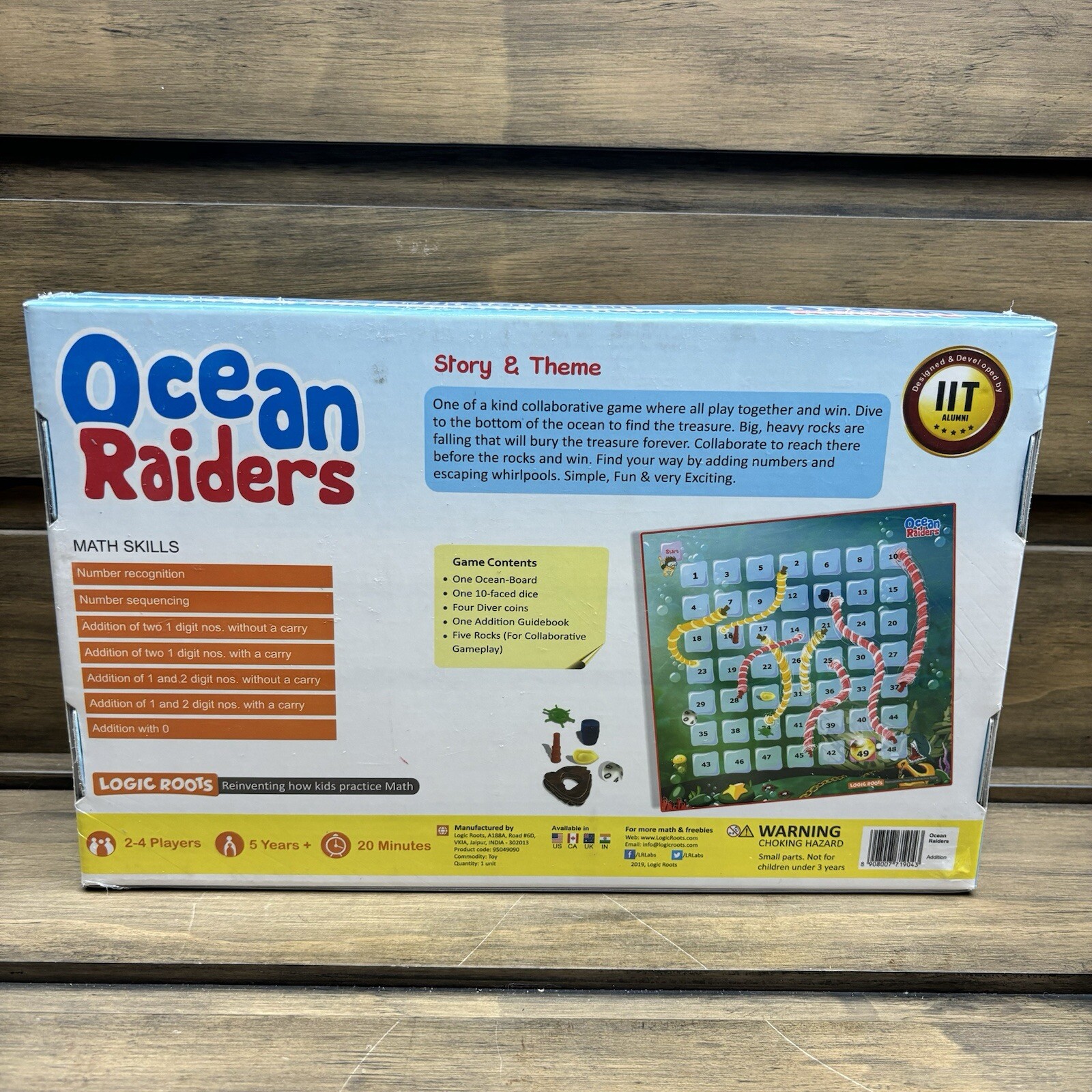 Ocean Raiders Logic Roots Math Learning Game Undersea Adventure Sealed
