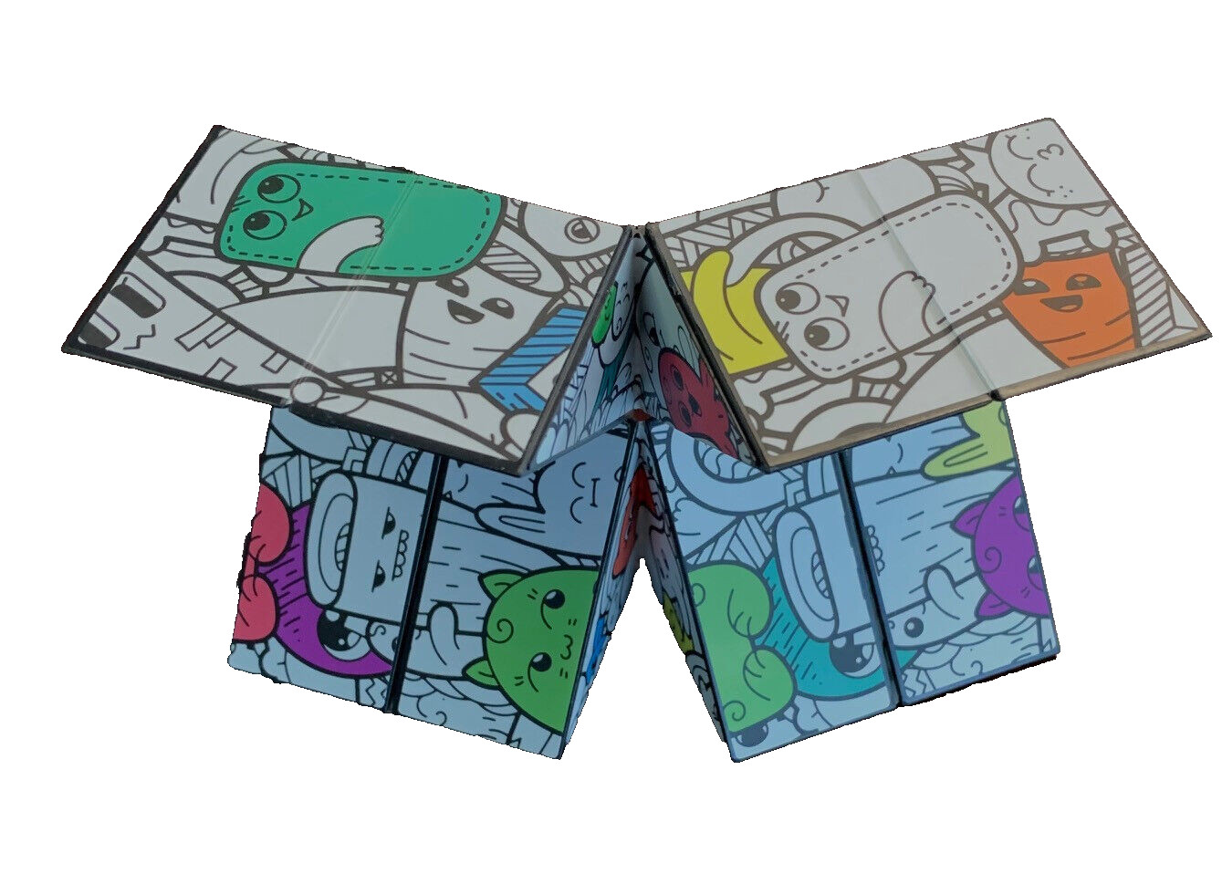 Perfect Stocking Stuffer-Fidgebo Shape Shifting Cube Toy
