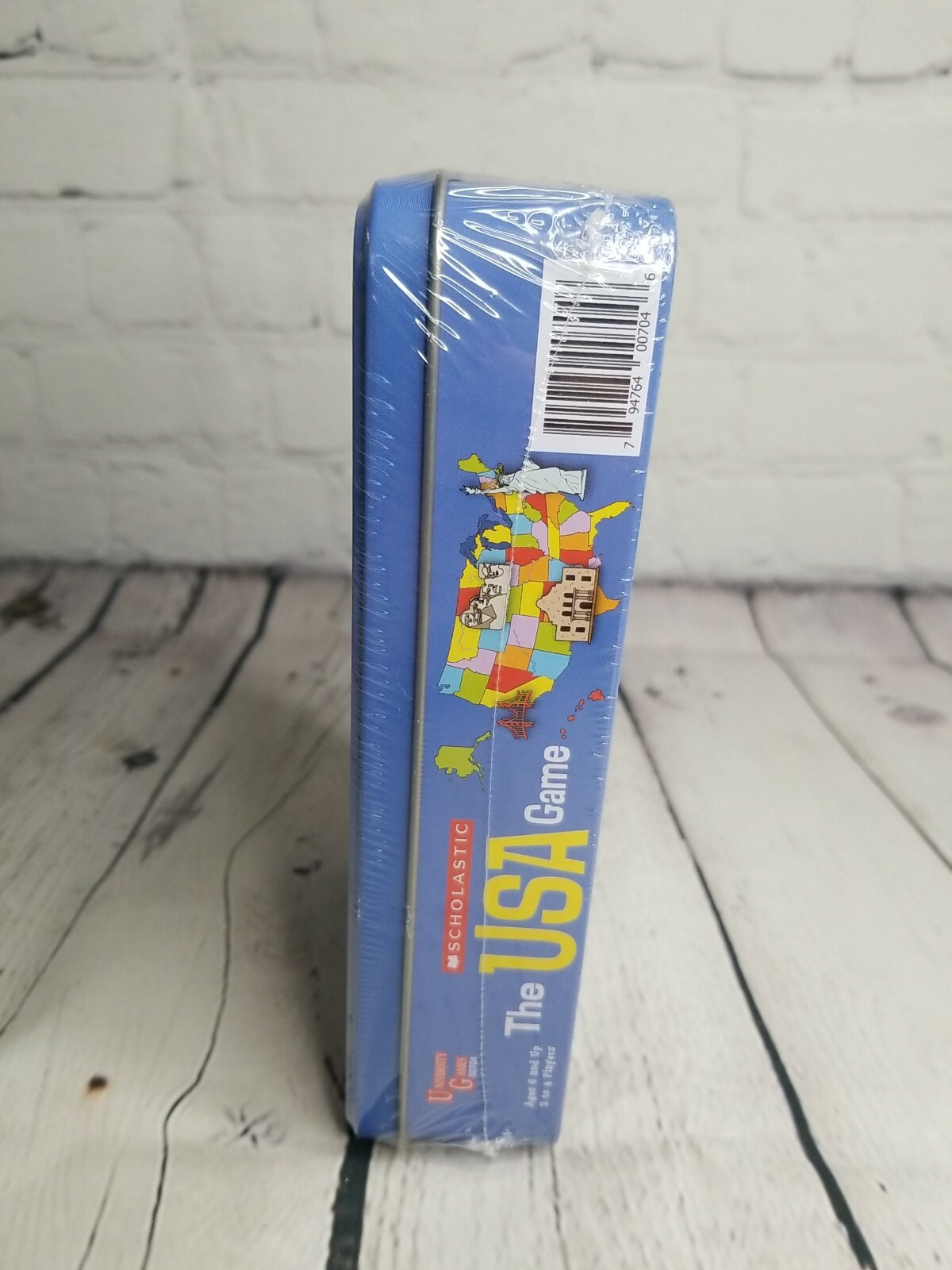 Scholastic The USA Game New In Tin University Games Educational Learn The States