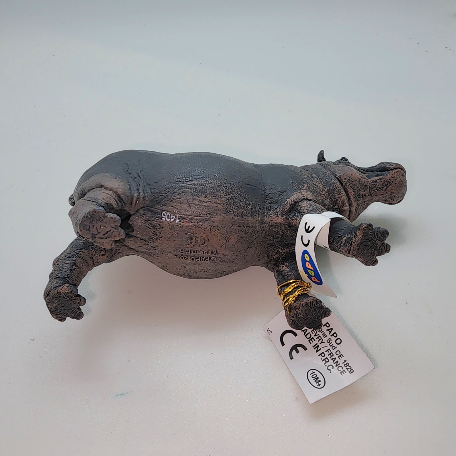 6 Papo Hippos Animals NOS 2014 Papos Figurines Toys Hippo Lot