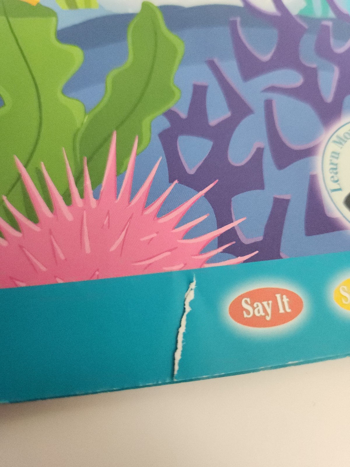Leap Frog Leap Pad Finding Nemo Reading Pre- 1st grades Used