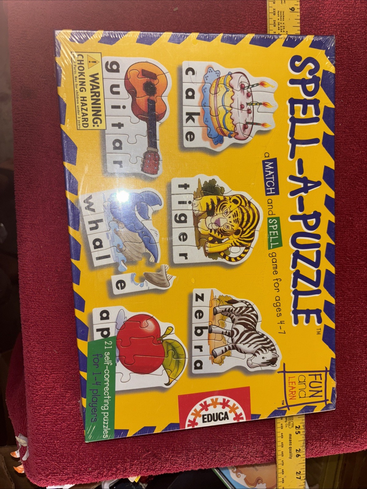 Educa SPELL A PUZZLE A Match and Spell Game NEW