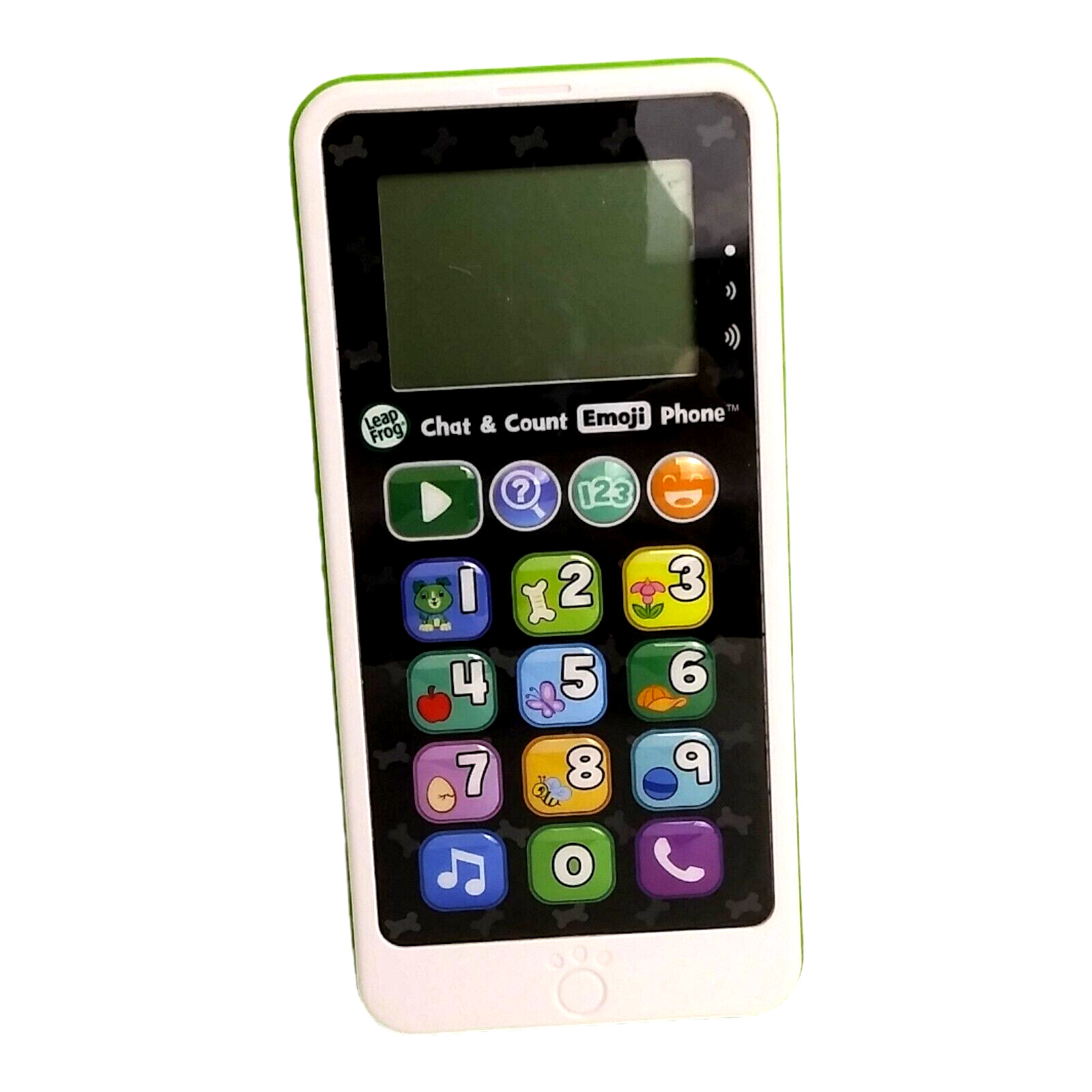 LeapFrog Smart Phone Chat and Count Emoji Scout Singing Music Counting Green