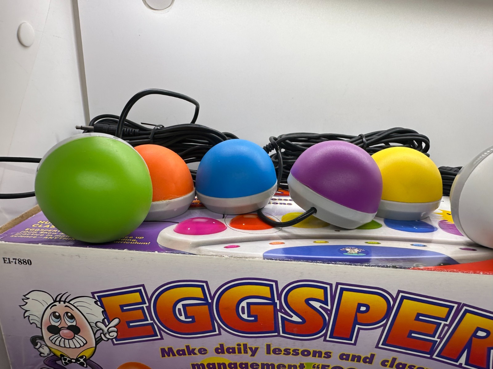 Eggspert Buzzer Game EI-7880 2001 Complete Set Educational Works Read Descriptio