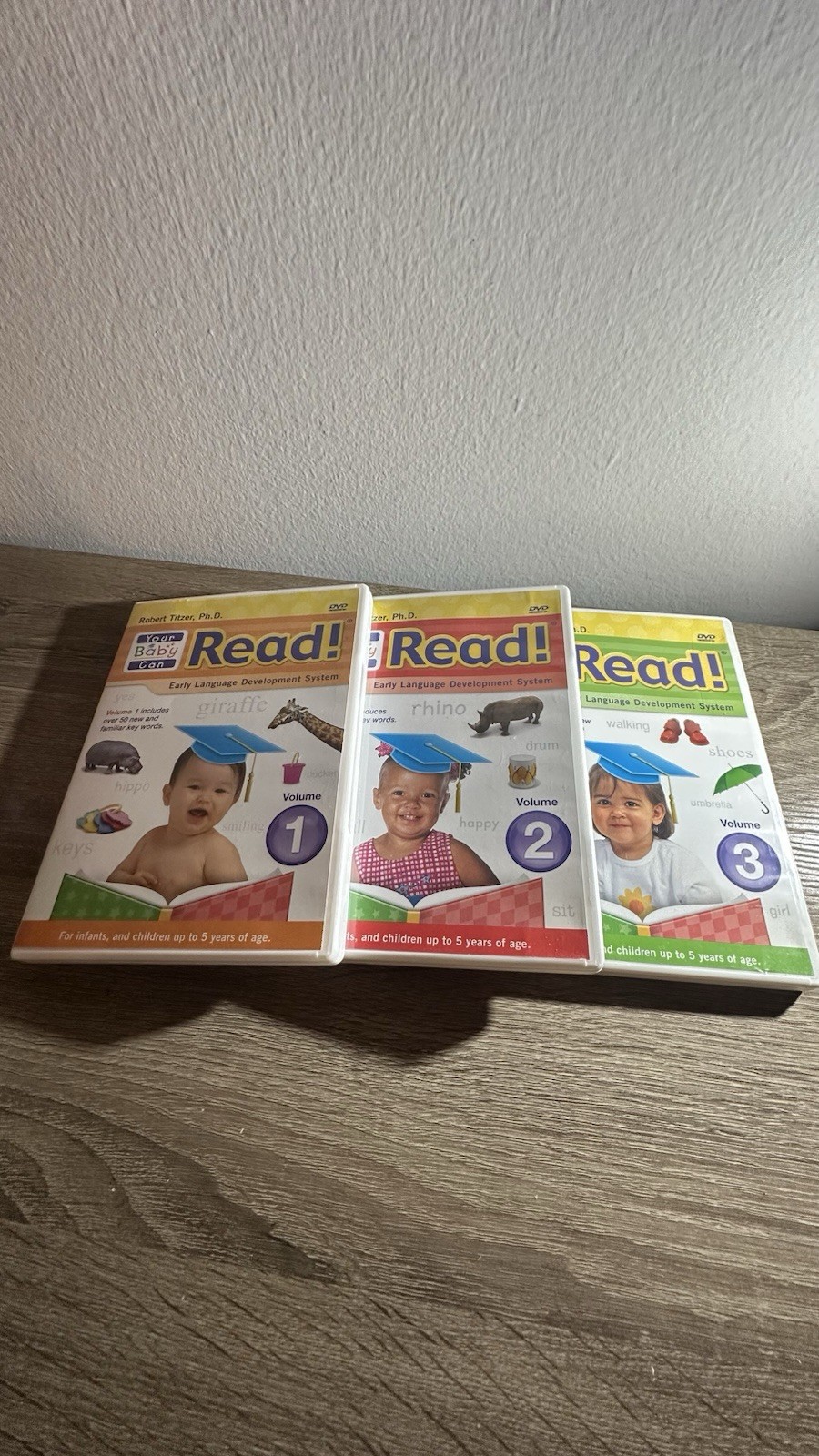 Your Baby Can Read Early Language Development System Volumes 1-3 DVD Ages 0-5