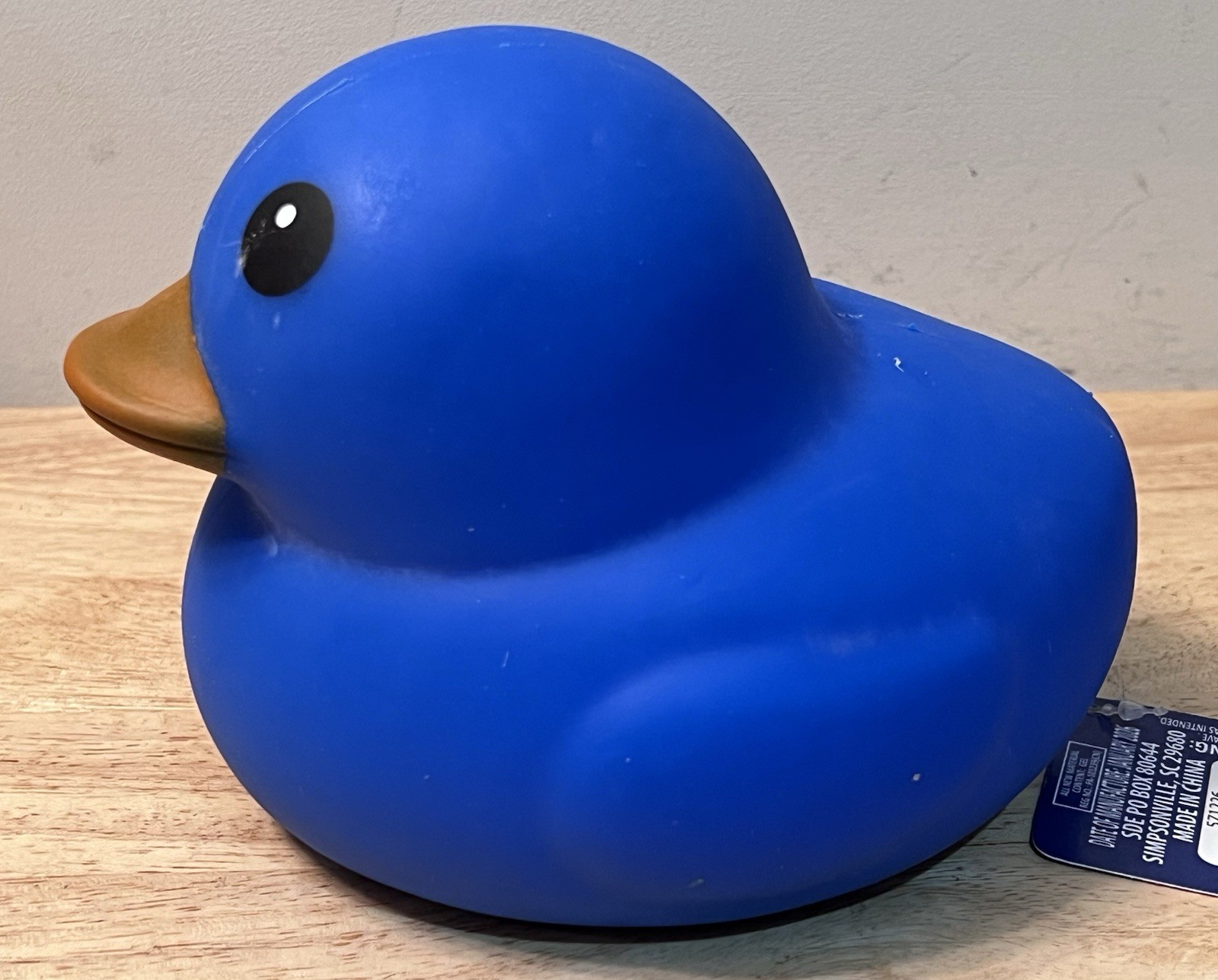 Sunny Days Jumbo Blue Squishy Duck Stress Toy New Sealed