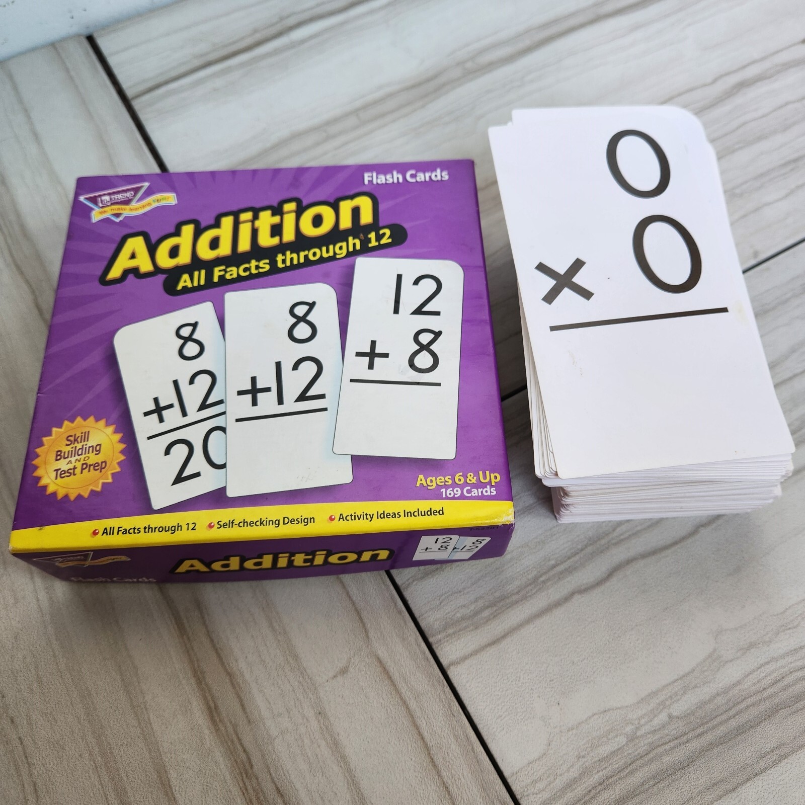 Trend Enterprises Flash Cards. Addition & Multiplication. All Facts 0 Through 12