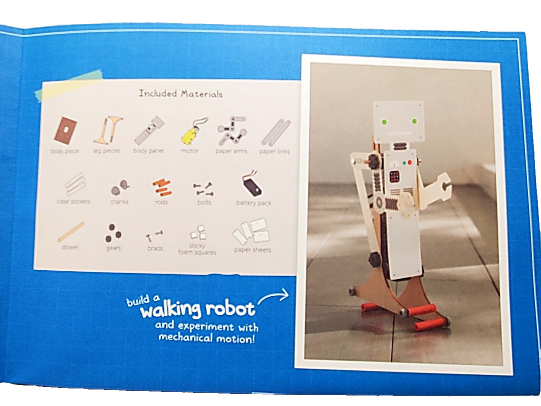 KiwiCo Walking Robot Tinker Crate Kit – STEM Educational Kiwi Project Ages 9 up