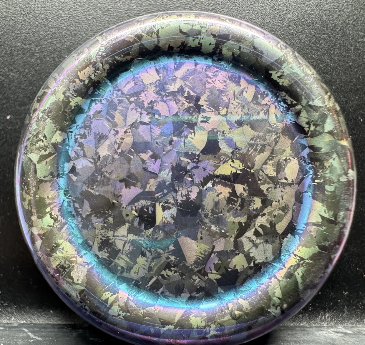 ACEDC Haptic Coin Milk Cover- Ice Crystal Titanium Sapphire Blue/Purple-40g-RARE