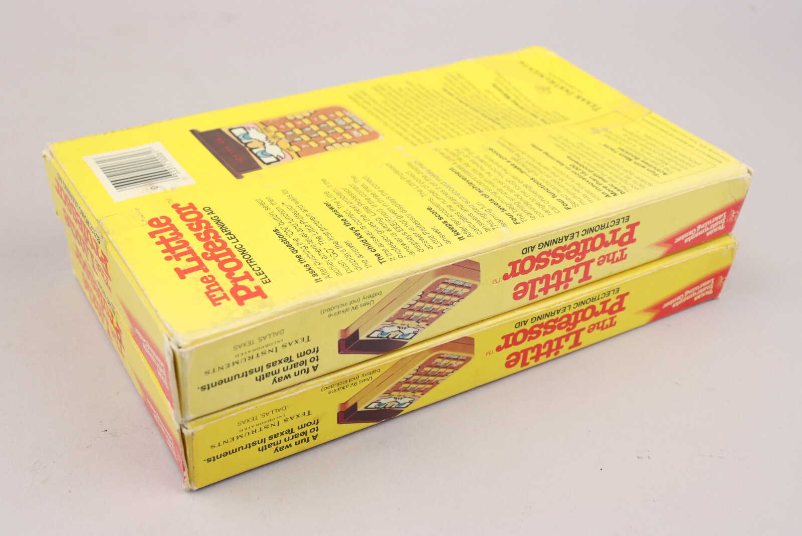 Lot of 2 VTG 1979 TI Little Professor Learning Aid CIB Complete Tested Working!