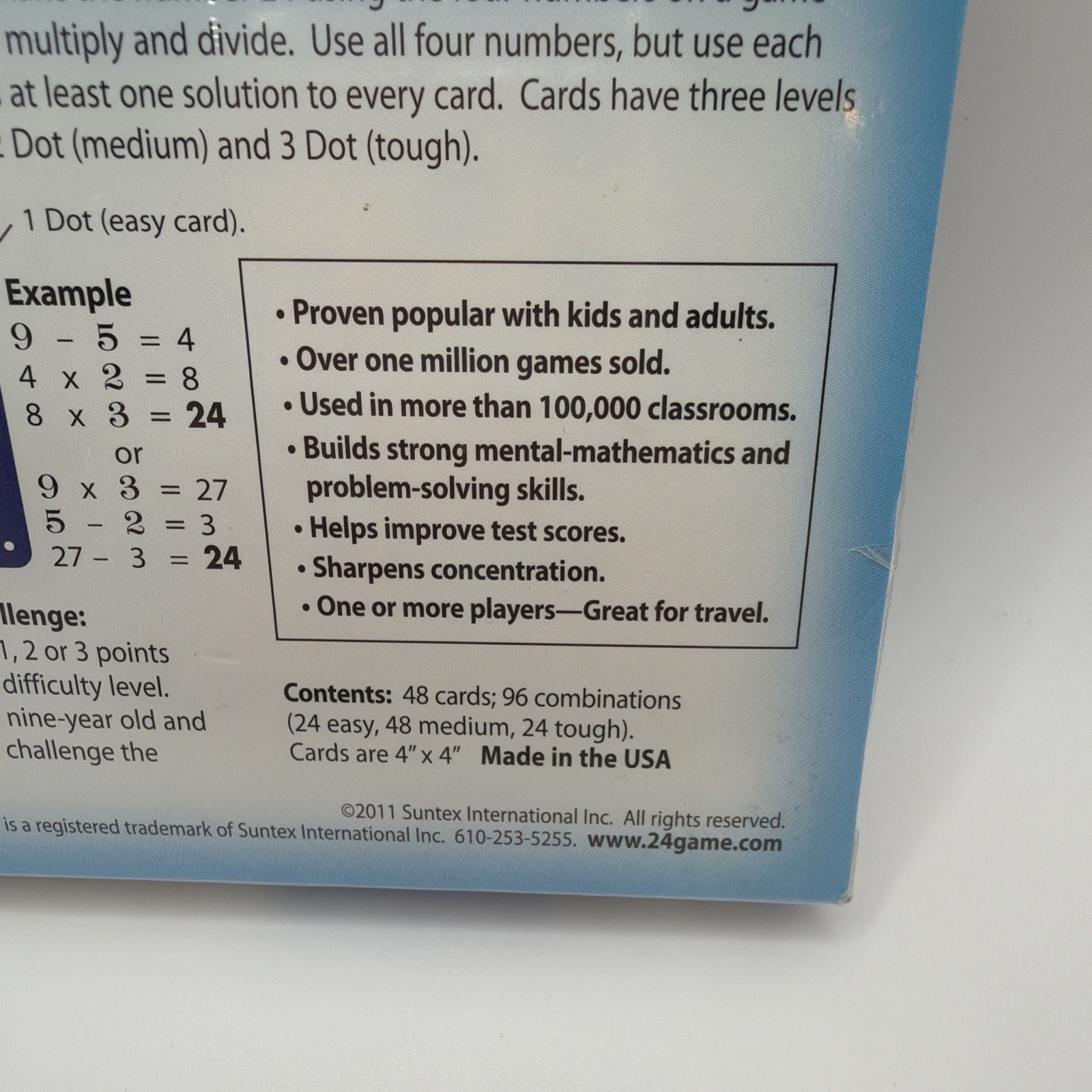24 Game Double Digits 1 2 3 Dot Math Game Complete Math Learning Family Fun