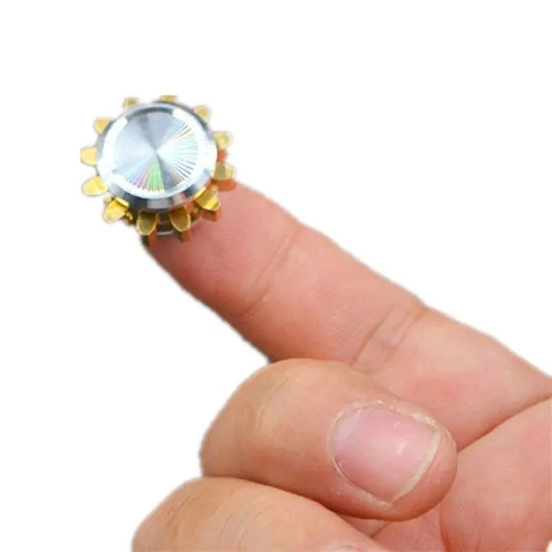 Mini Gear Metal Fidget Spinner – Alloy Hand Spinner EDC Stress Relief Toy Gift
