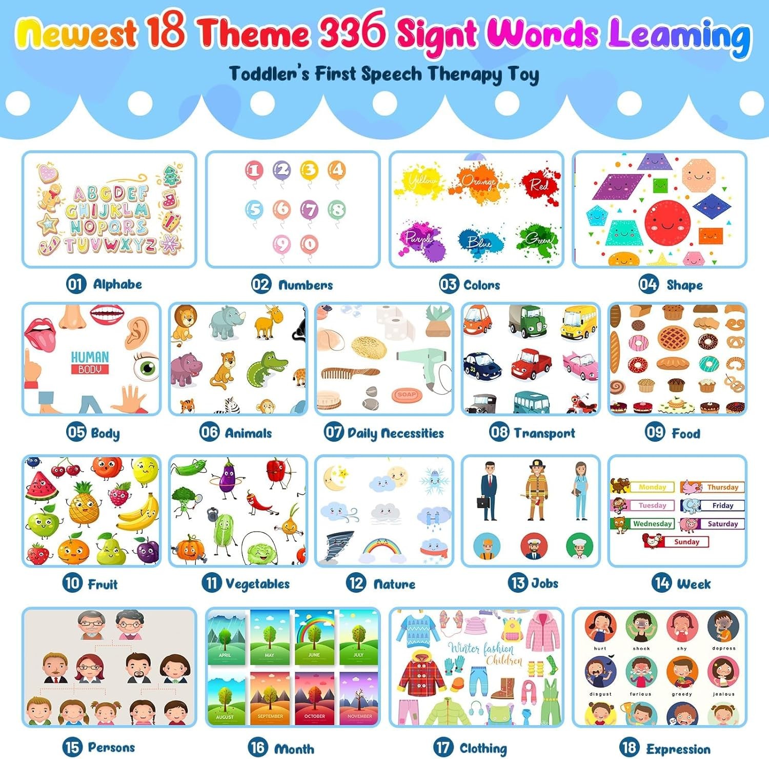 Educational Learning Toys for Kids Toddlers Age 3 4 5 6 7 8 Years Old Boys Girls