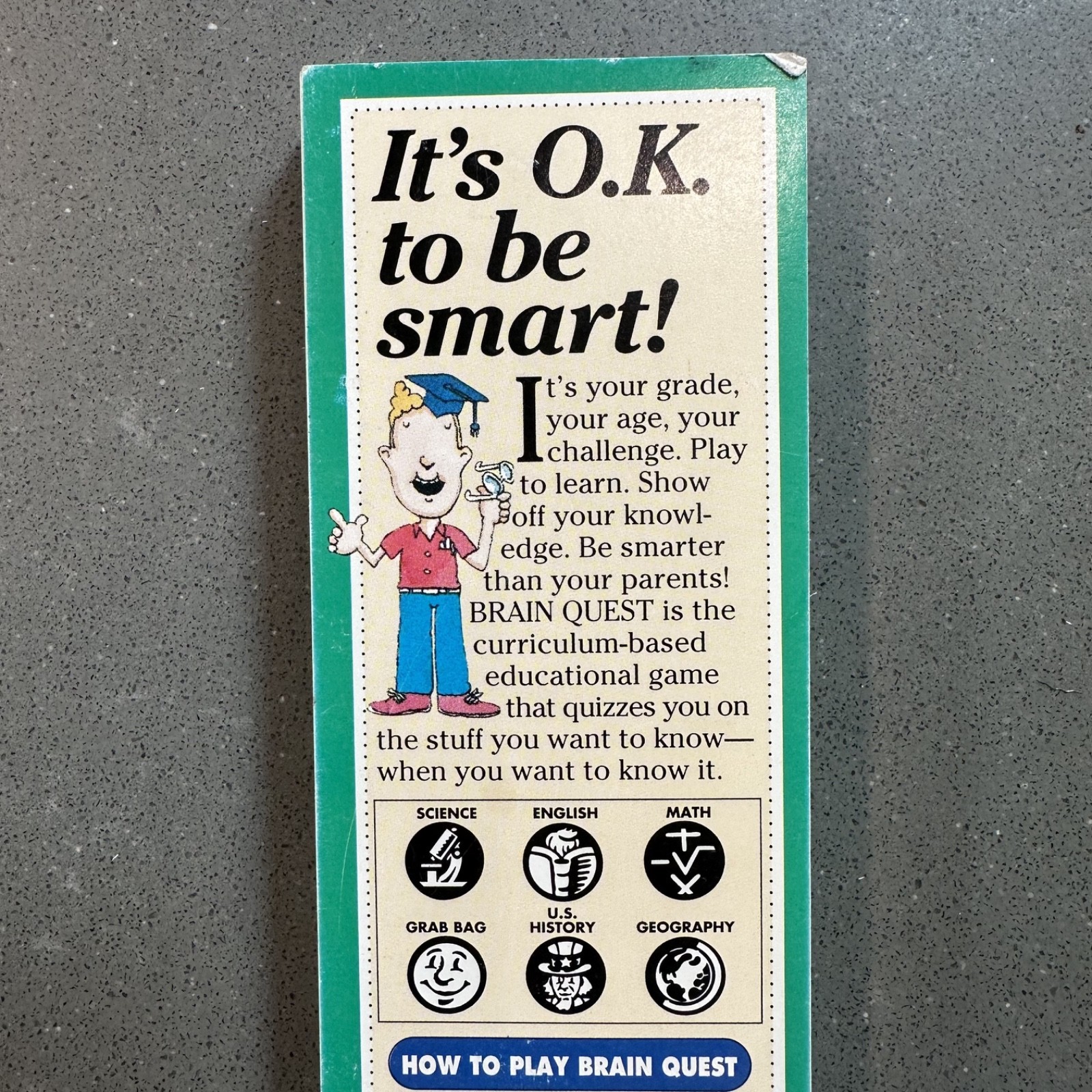 Brain Quest 4th Grade Deck One Ages 9-10 Educational Learning Cards Homeschool