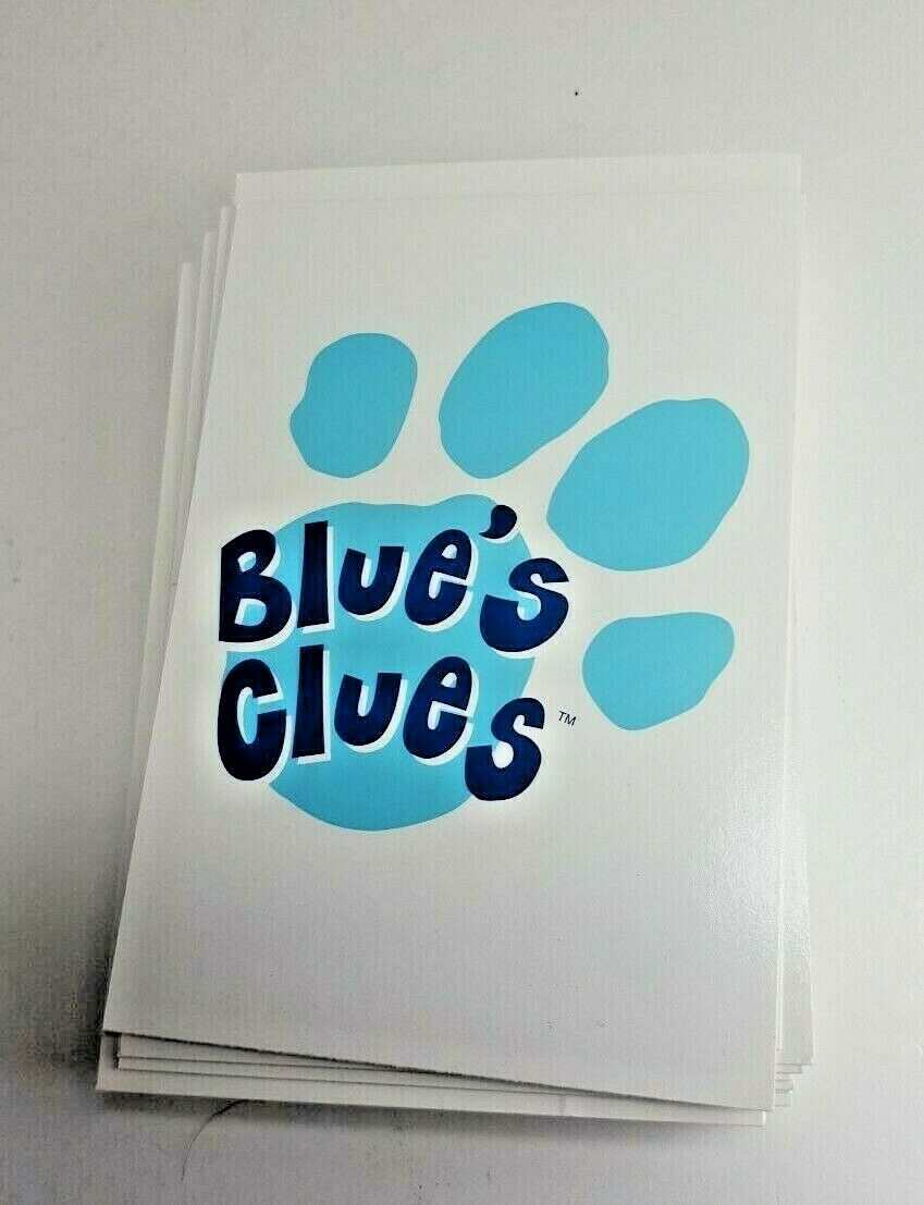 1998 Blue’s Clues Card Game ~ Ages 3 & Up ~ 2 Fun Games ~ University Games