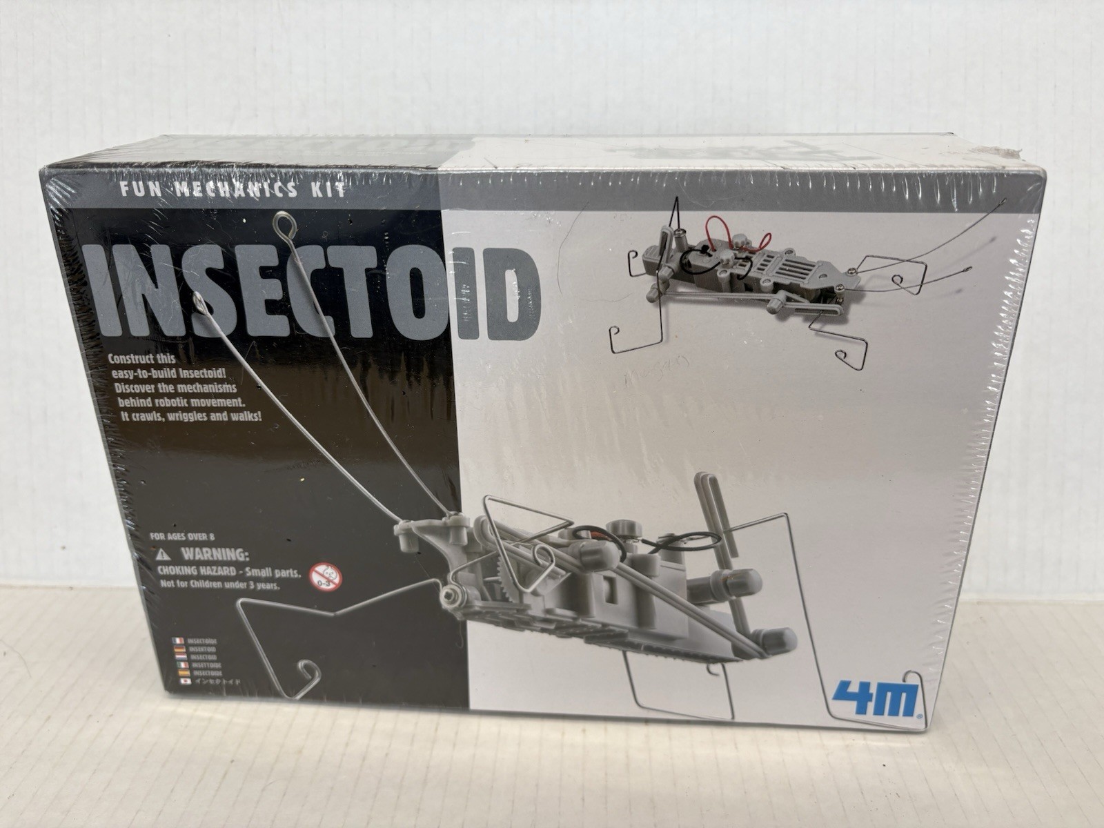 Insectoid Robotic 4M Fun Mechanics Kit – Easy to build – 8 years & Up NEW NIB