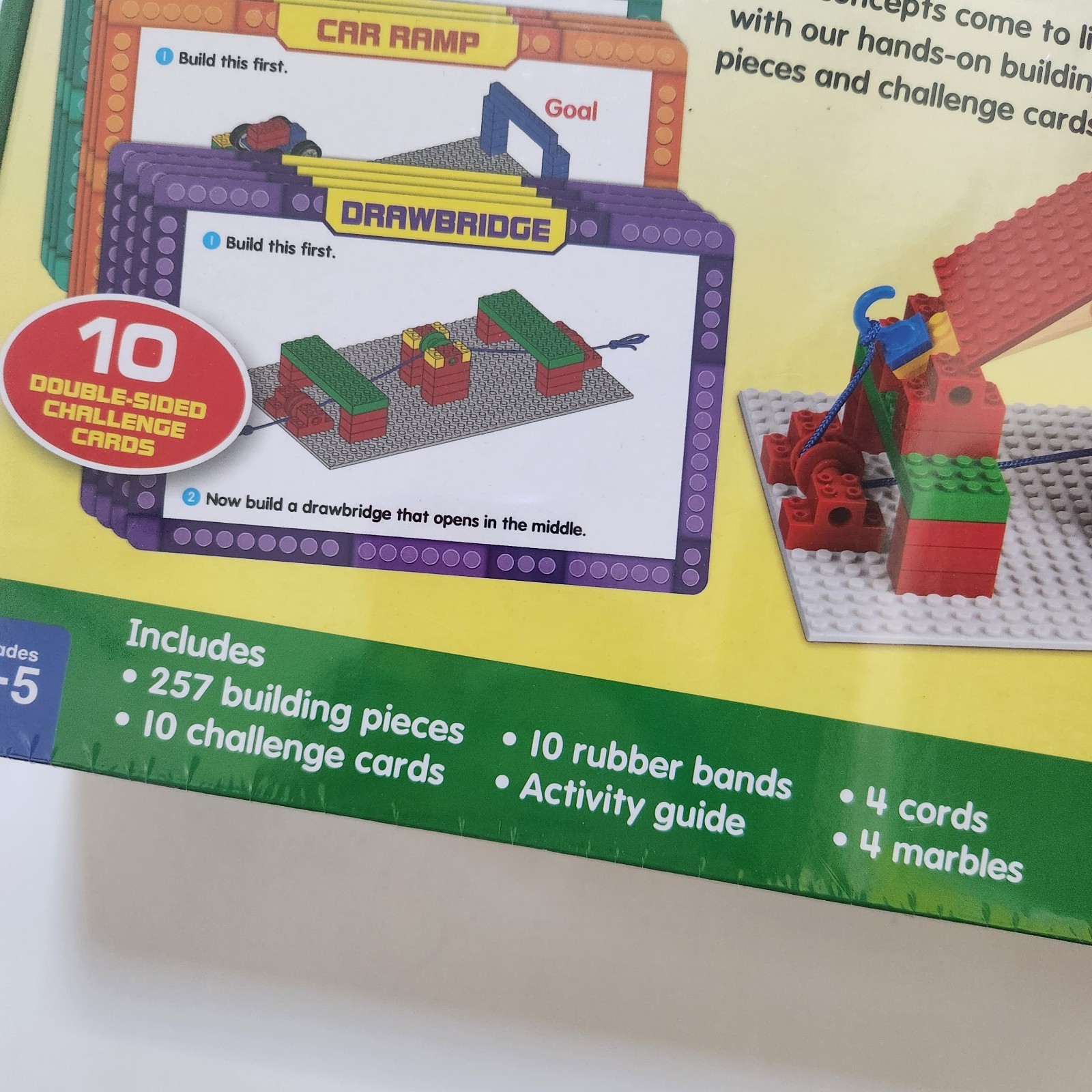 STEM Building Brick Challenge Kit Lakeshore TT759 NEW AND SEALED Math Science