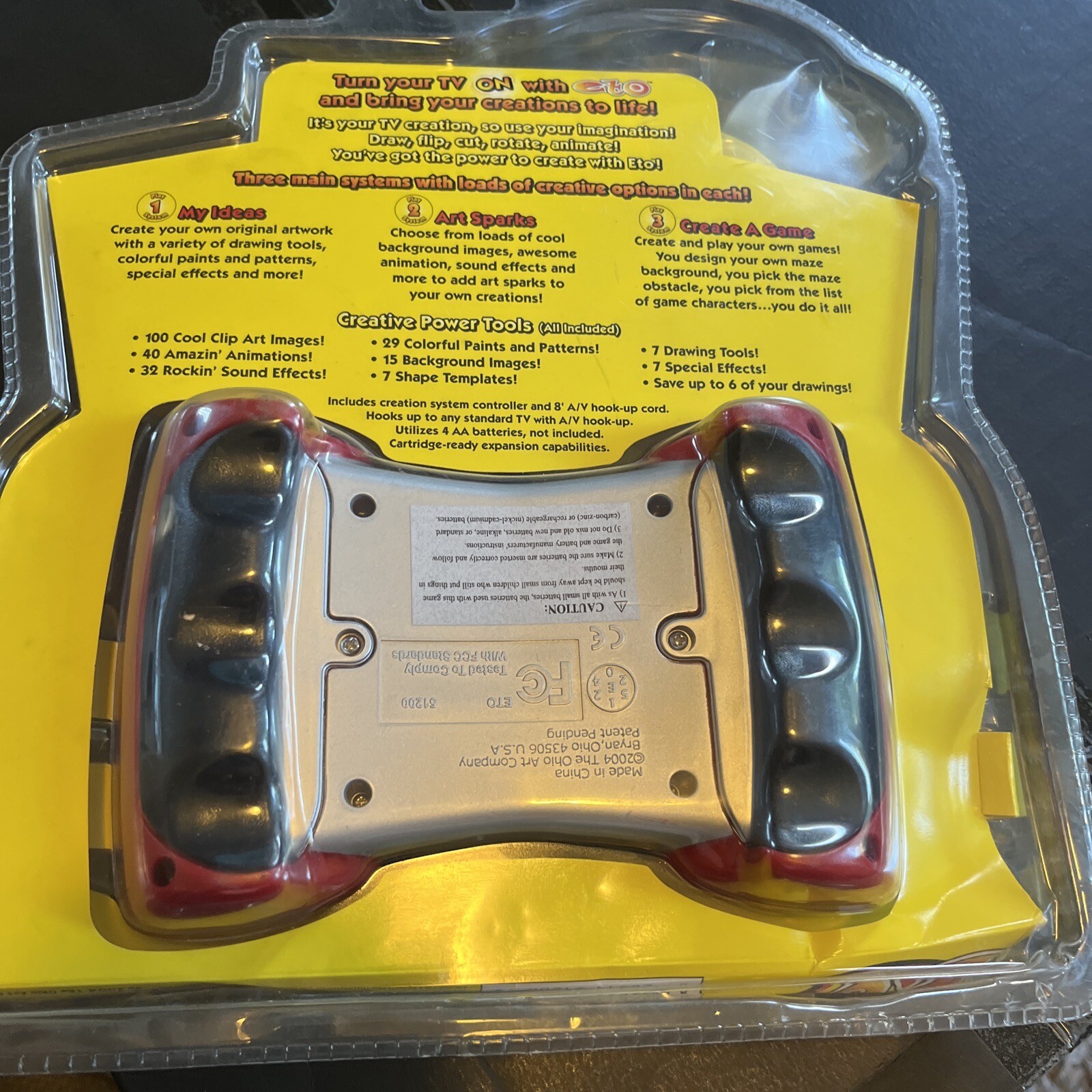 ETO Etch A Sketch Plug ‘N Play Drawing System TV Hook Up New In Box