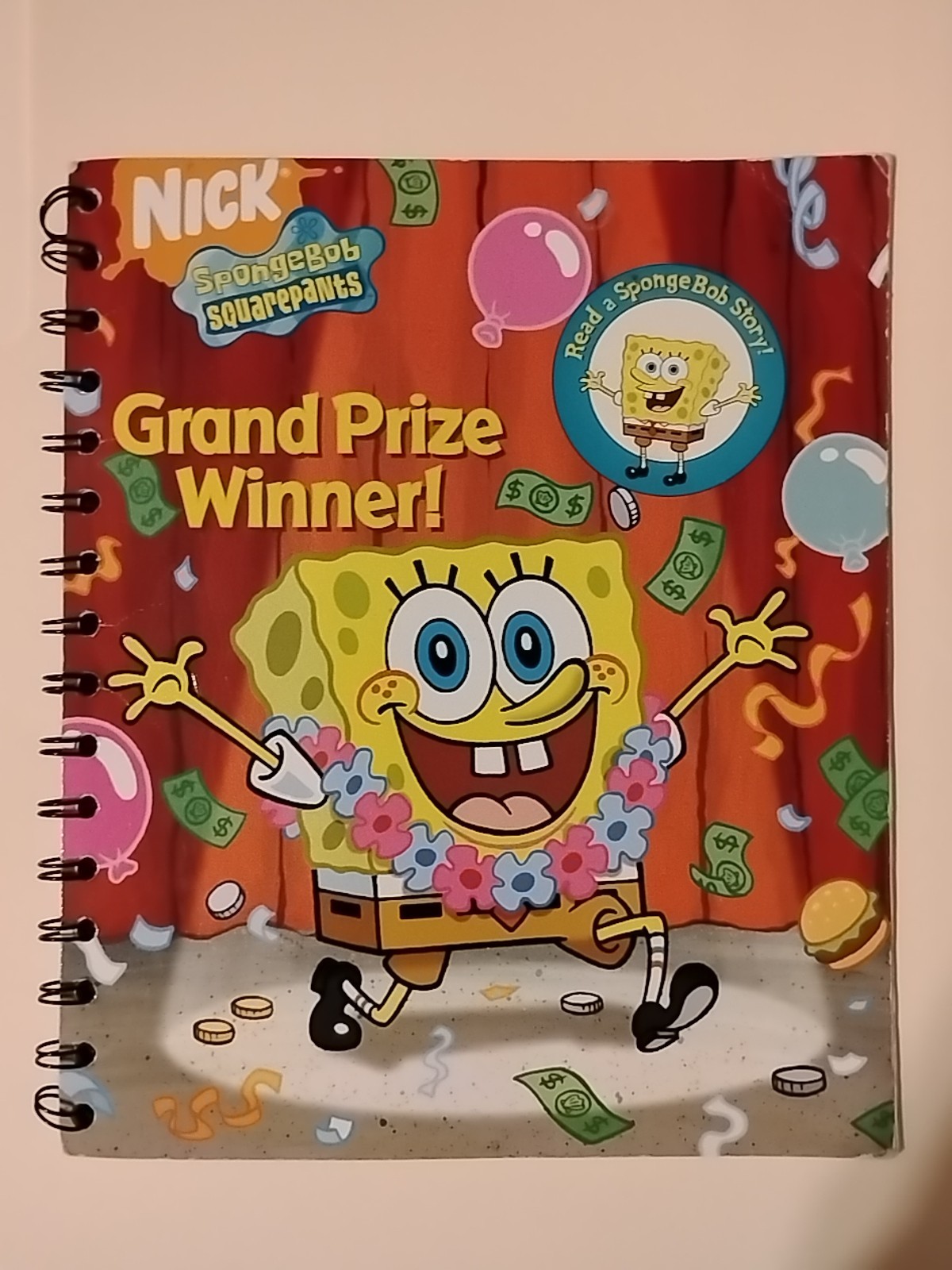 Story Reader Storybook Spongebob Squarepants “Grand Prize Winner” (No Cartridge)